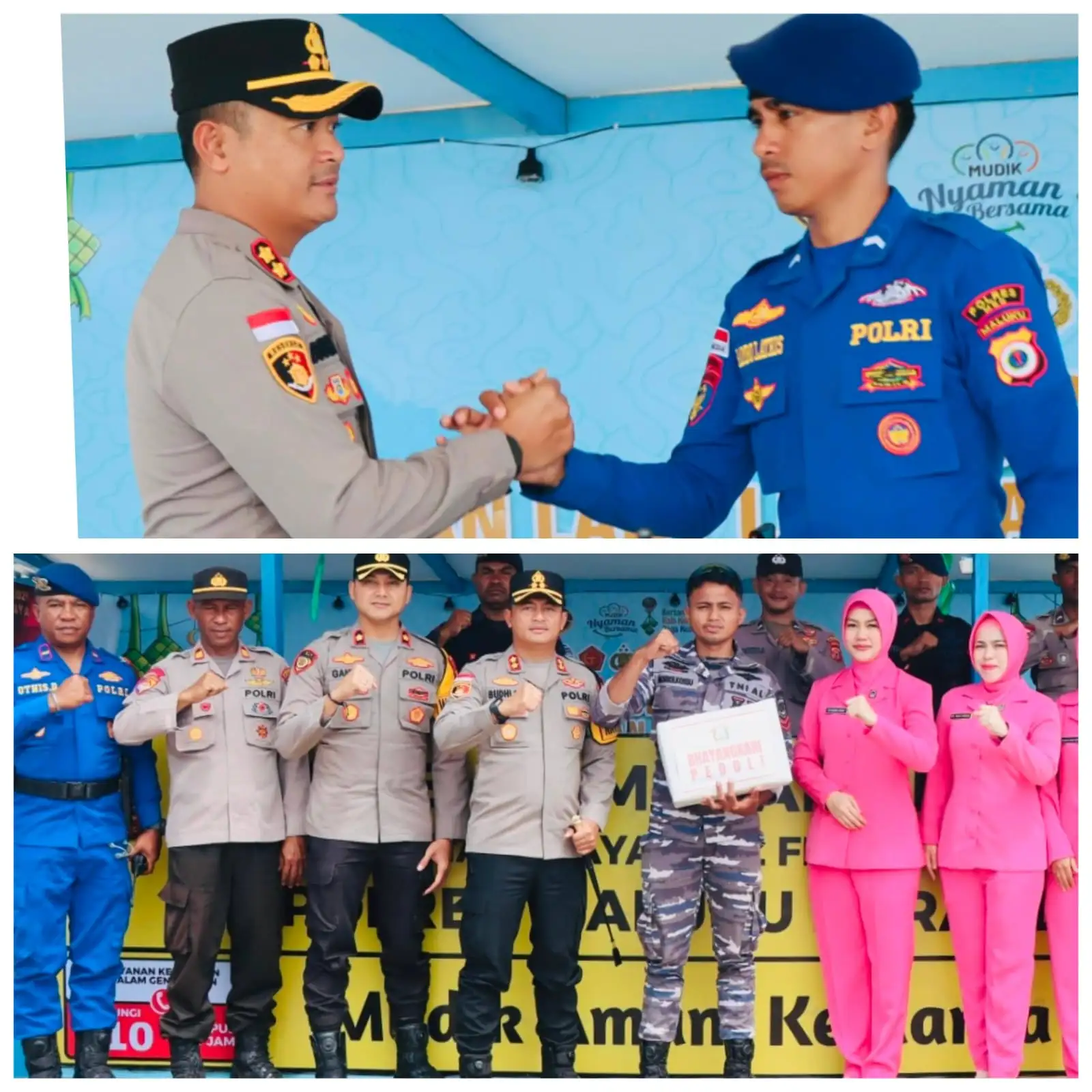 KAPOLRES MBD TINJAU KESIAPAN POS PAM DAN POS YAN, PASTIKAN OPERASI KETUPAT SALAWAKU 2026 BERJALAN OPTIMAL