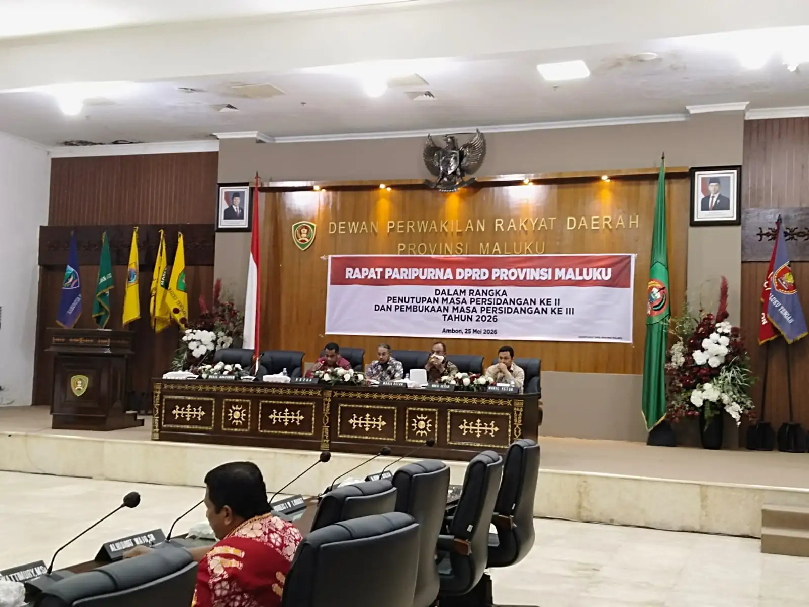 Tutup Masa Sidang II Buka Masa Sidang III,  DPRD Maluku Catat Kinerja Tinggi, LHP BPK Tunggu Jadwal Baru