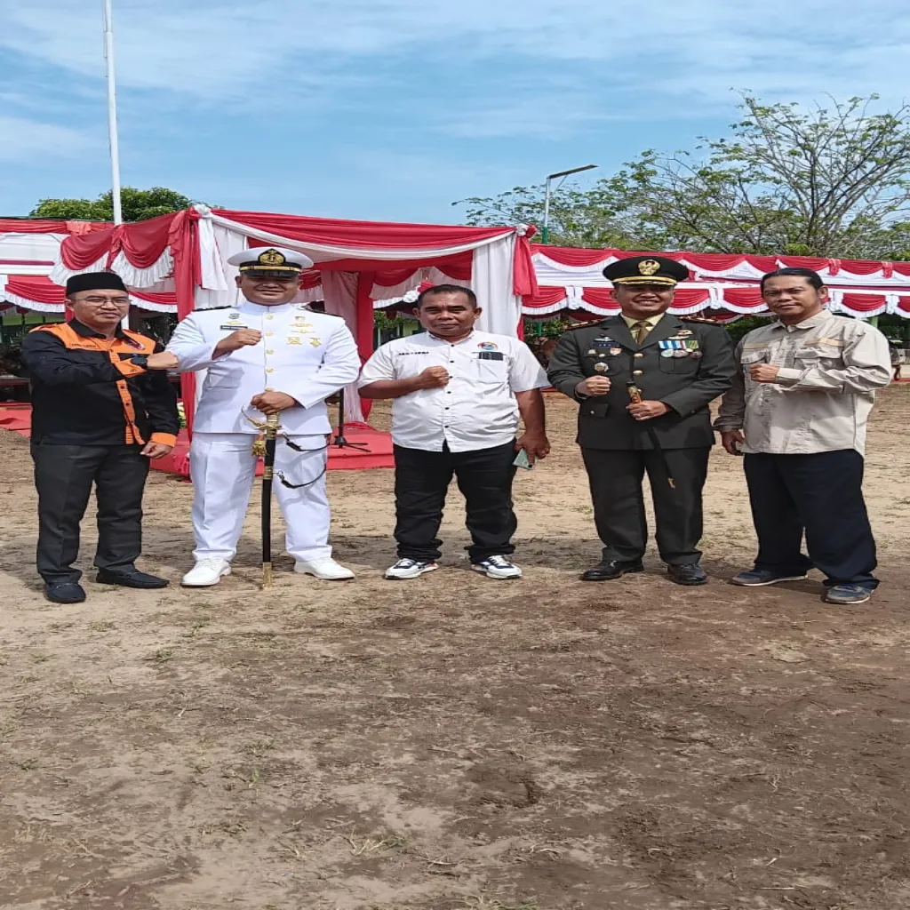 Sinergi Tanpa Batas, Kapolres Ketapang Hadiri Upacara HUT ke-80 TNI di Makodim 1203