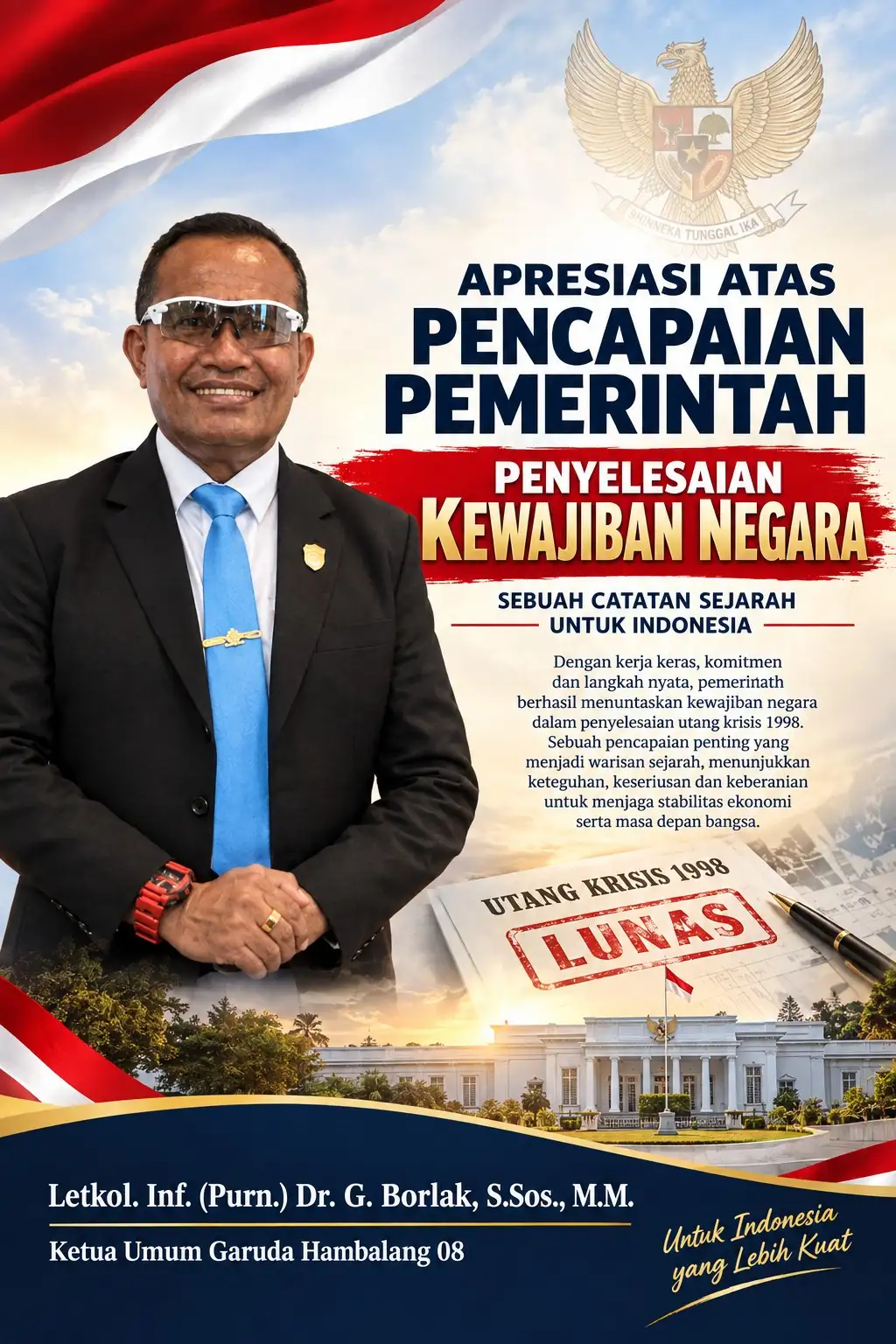WARISAN UTANG KRISIS 1998 AKHIRNYA LUNAS, PEMERINTAH DITUNTUT BUKTIKAN RUANG FISKAL UNTUK RAKYAT