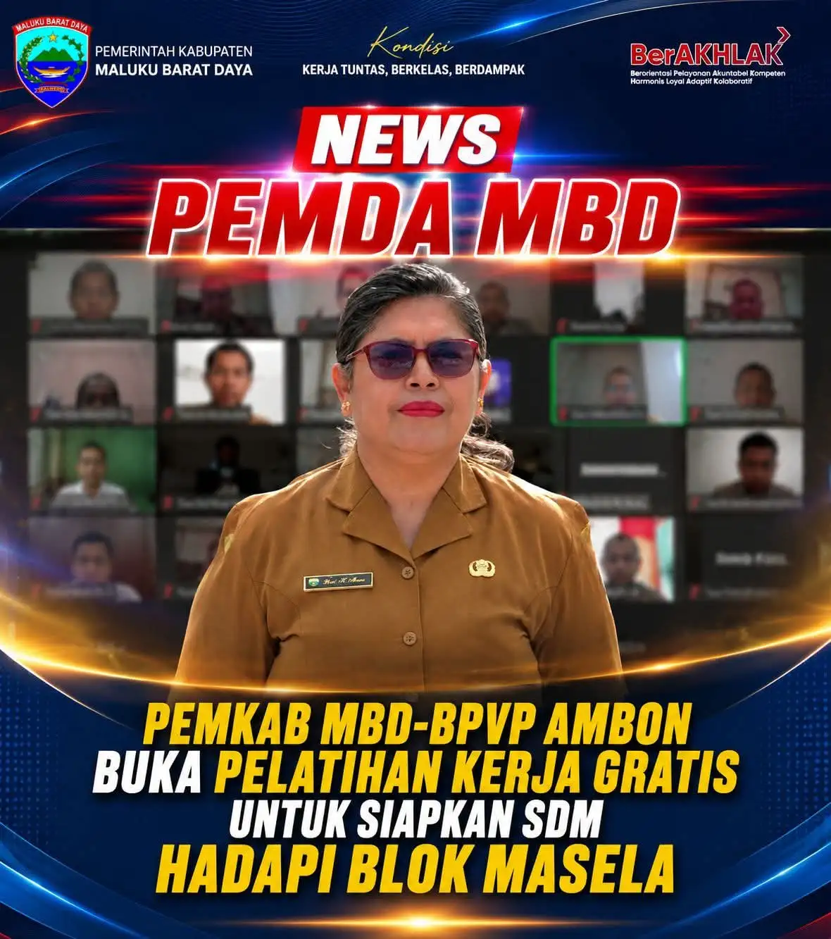 Hadapi Era Blok Masela, Pemkab MBD Gandeng BPVP Ambon Buka Pelatihan Kerja Gratis untuk Anak Daerah