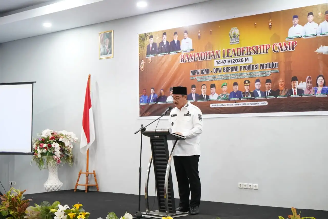 Gubernur Maluku Tutup Ramadhan Leadership Camp 2026 ICMI–BKPRMI
