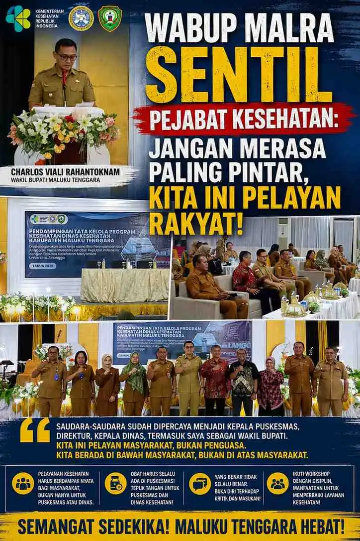 Wabup Malra Sentil Pejabat Kesehatan: Jangan Merasa Paling Pintar, Kita Ini Pelayan Rakyat!