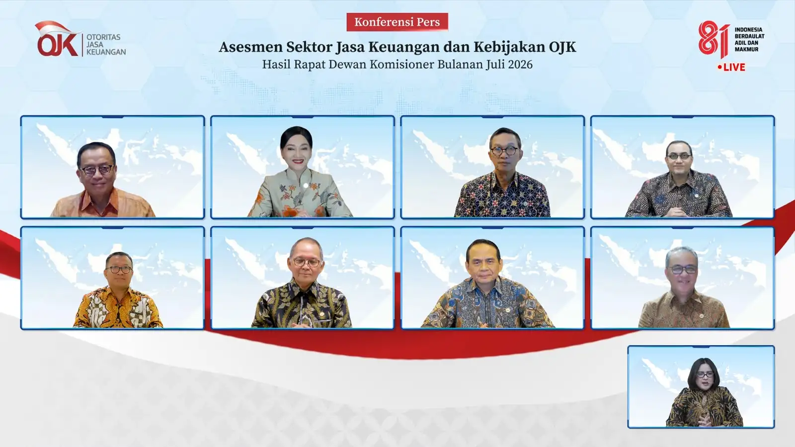 Stabilitas Sektor Jasa Keuangan Terjaga Dukung Pengembangan Dan Penguatan Sektor Jasa Keuangan