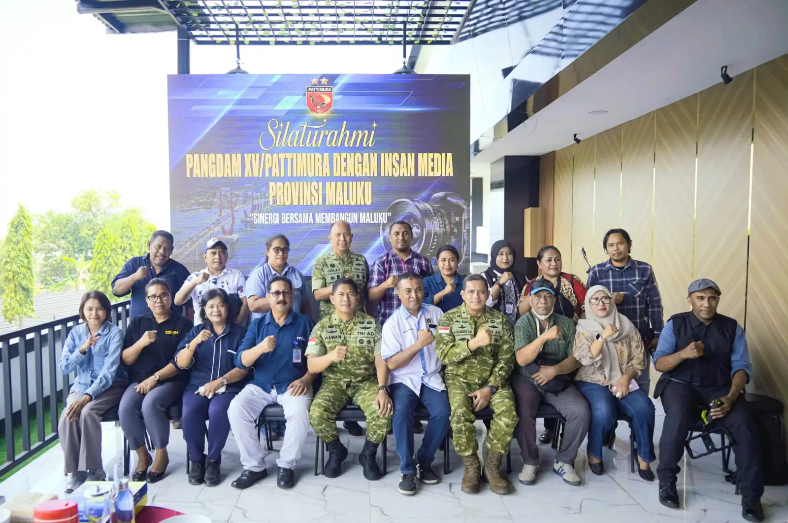 Kodam XV/Pattimura: Media Mitra Strategis — Informasi Akurat Kunci Kondusivitas Maluku