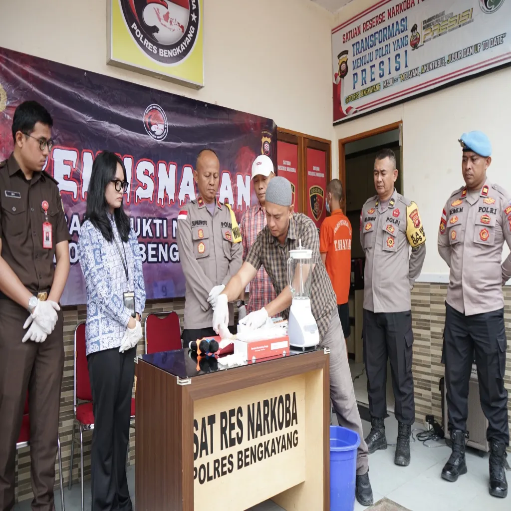 Transparan dan Terbuka, Polres Bengkayang Musnahkan 569,73 Gram Narkotika Jenis Sabu