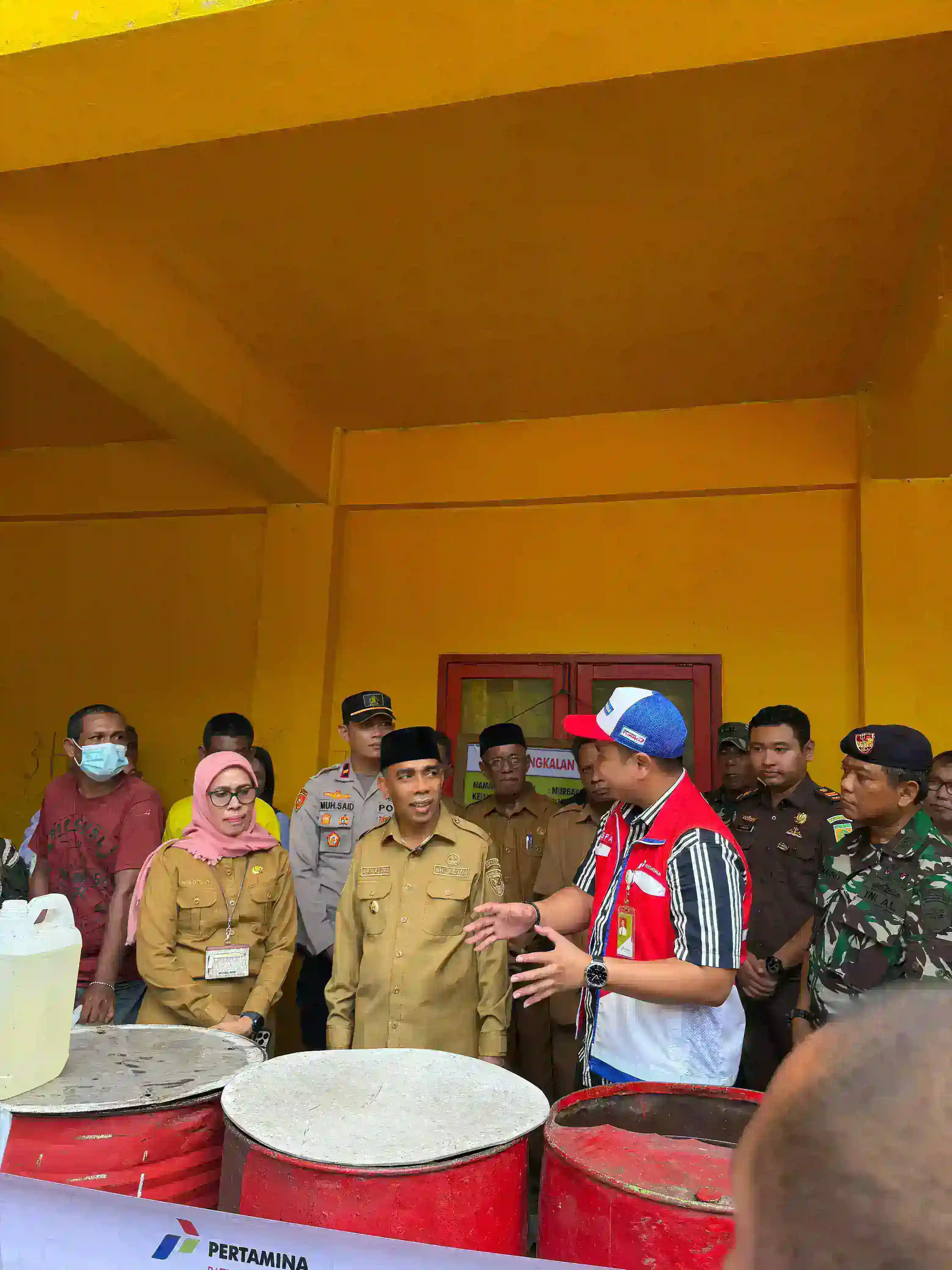 Sinergi Pertamina Patra Niaga Dengan Pemkot Tual Hadapi Hari Raya Idul Fitri 2026 pada Kegiatan Pasar Murah Kota Tual