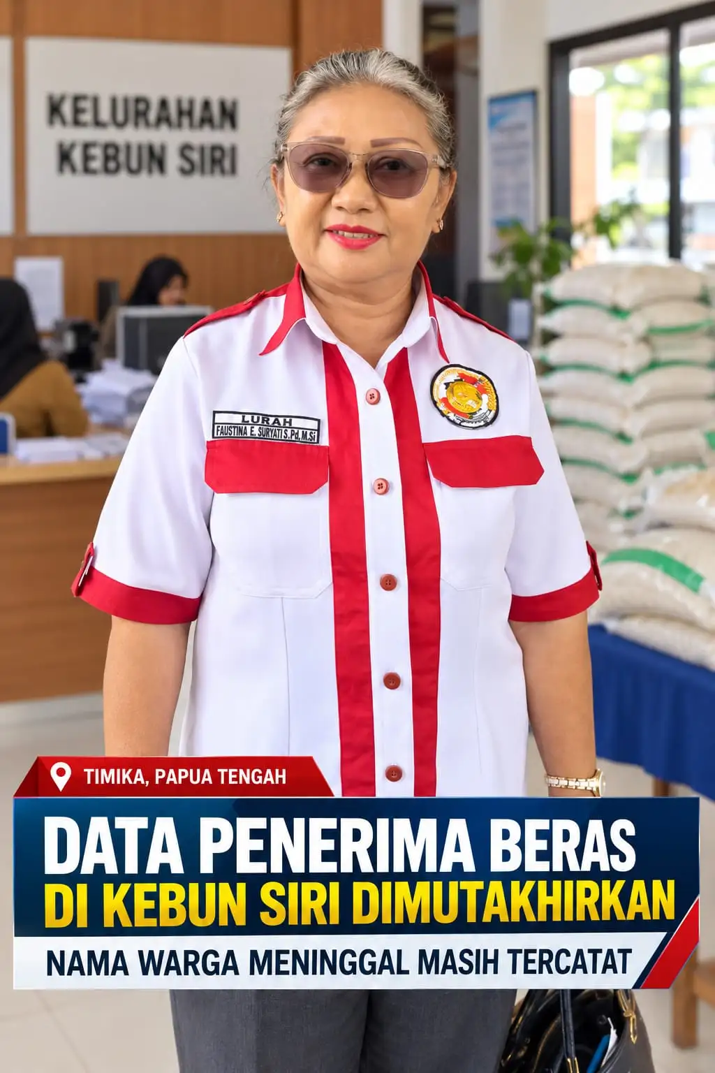 DATA PENERIMA BERAS KEBUN SIRI DIBENAHI: NAMA WARGA MENINGGAL MASIH TERCATAT, PEMERINTAH DIMINTA PASTIKAN BANTUAN TEPAT SASARAN