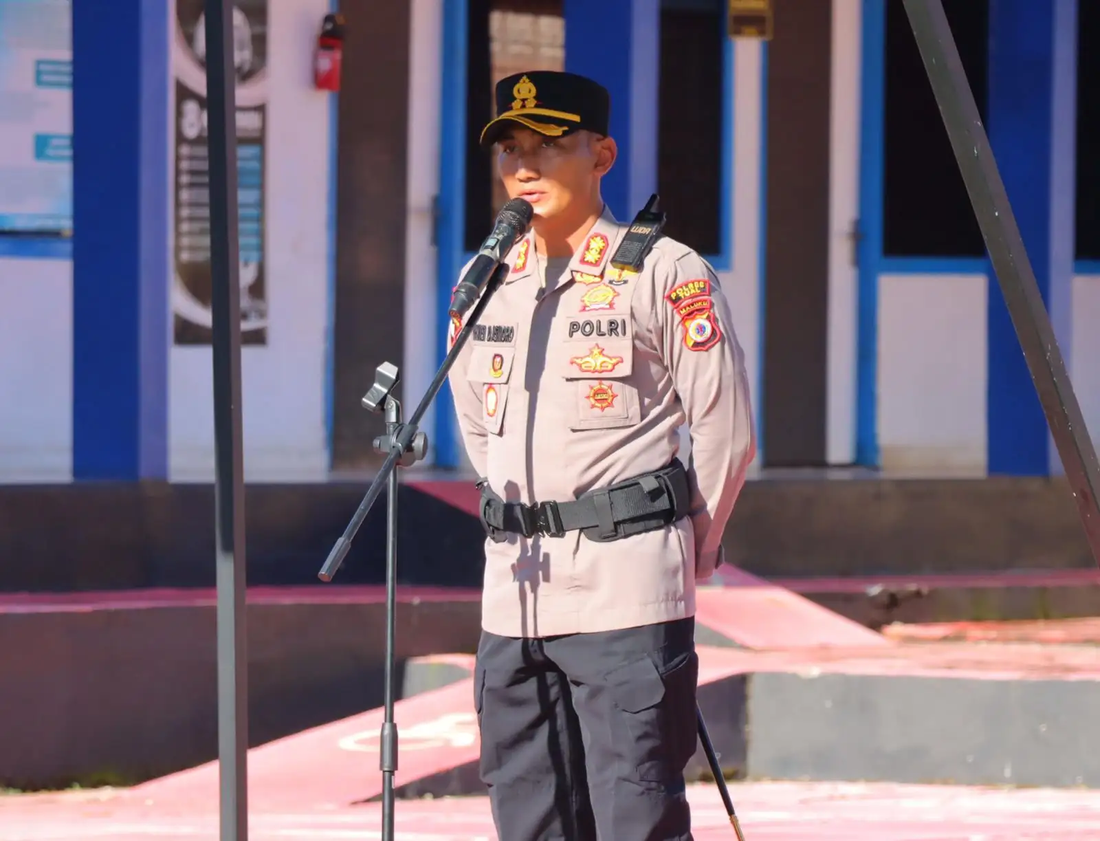 Propam Polres Tual Tahan Bripda H.A.W Terkait Dugaan Pelanggaran Disiplin di Desa Watran