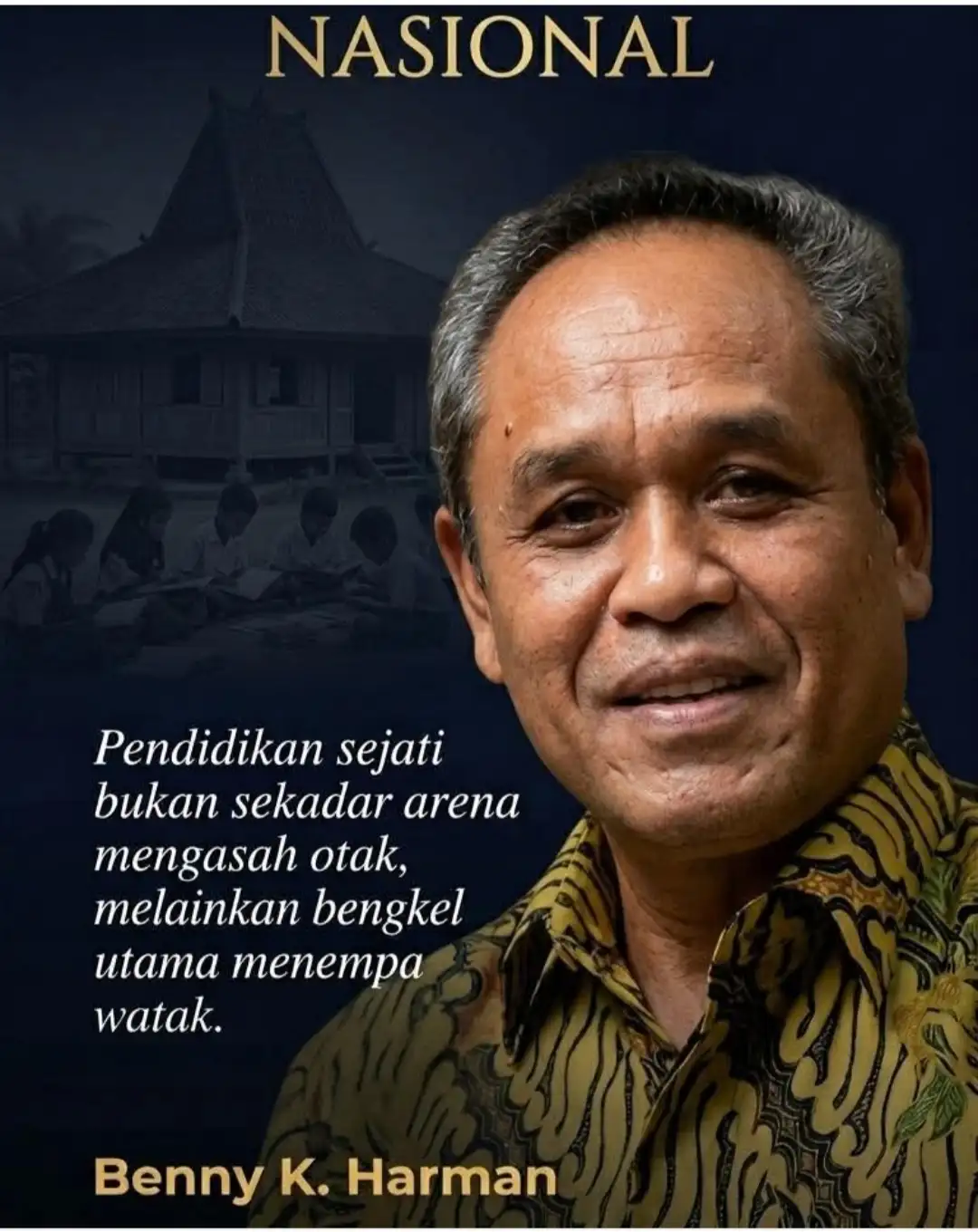 Hardiknas Jadi Alarm Keras, Benny K. Harman: Pendidikan Kita Gagal Melahirkan Integritas