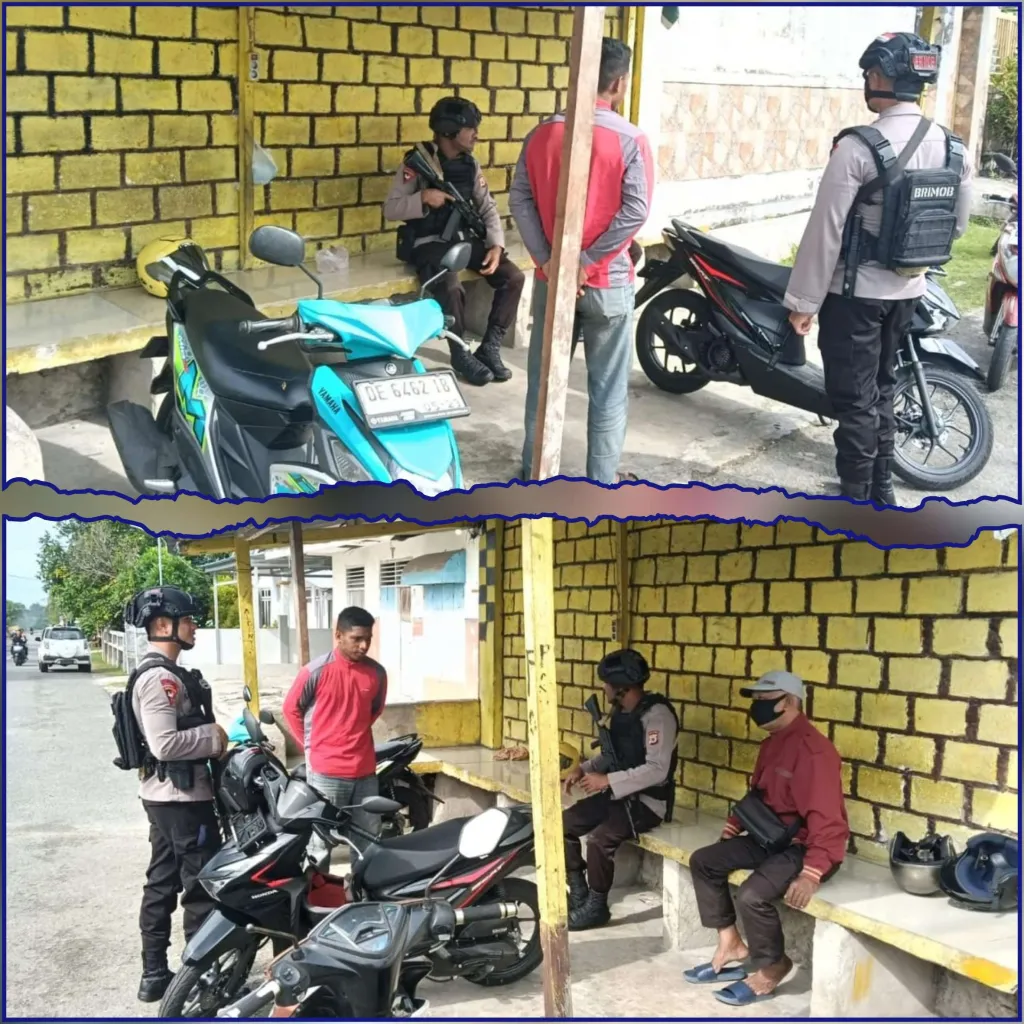 Brimob Polda Maluku Intensifkan Patroli, Jaga Kondusivitas Kota Tual