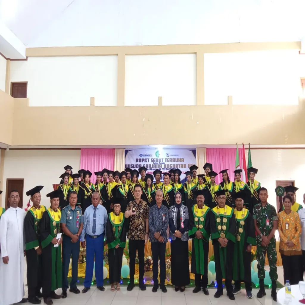 STIA Langgur Gelar Sidang Terbuka Wisuda ke-21, 26 Sarjana Baru Resmi Dikukuhkan