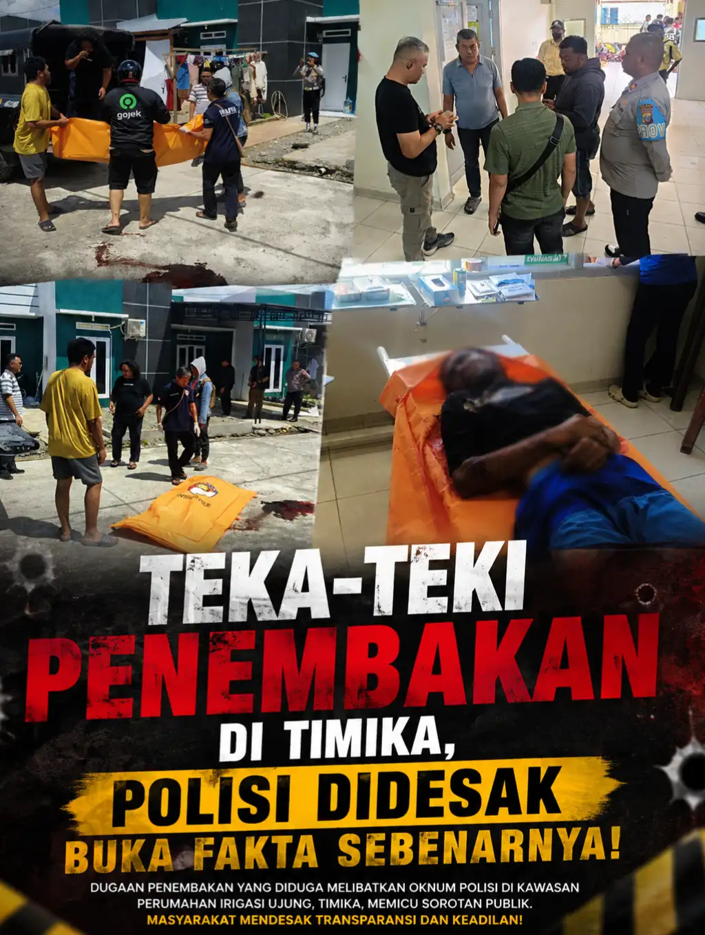 Teka-teki Penembakan di Timika, Polisi Didesak Buka Fakta Sebenarnya