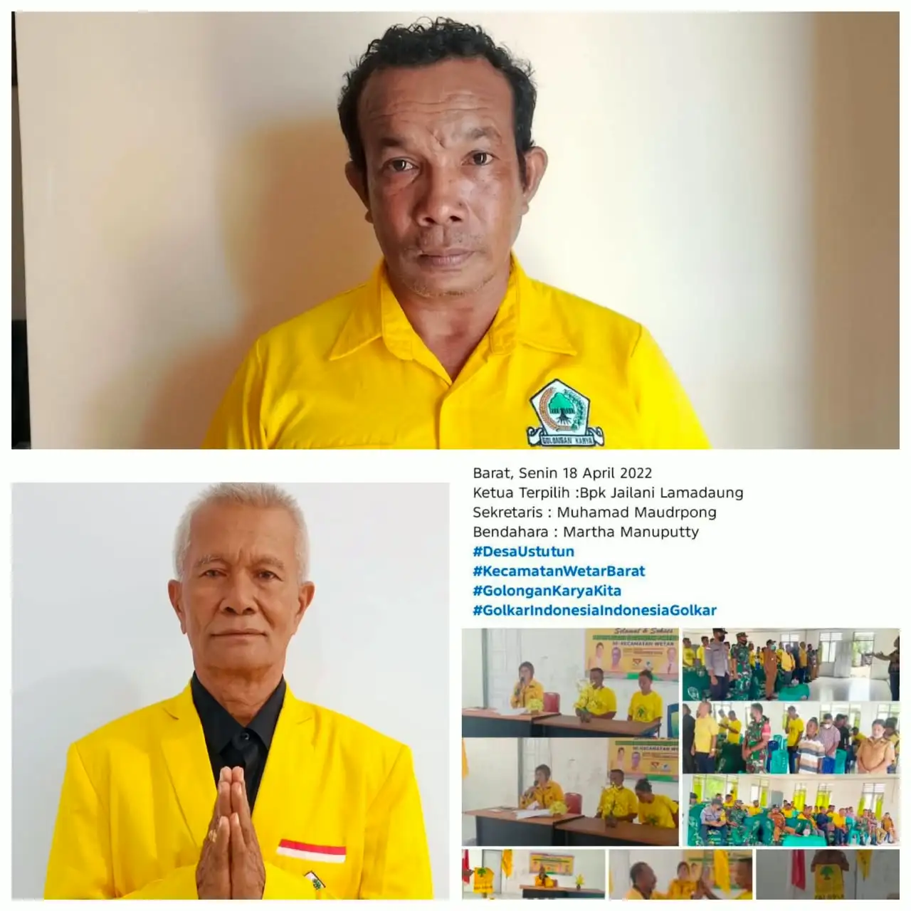 JAILANI LAMADAUNG DESAK DPP GOLKAR EVALUASI MUSDA IV MBD, SOROT MEKANISME SIDANG DAN DOKUMEN KEPEMIMPINAN