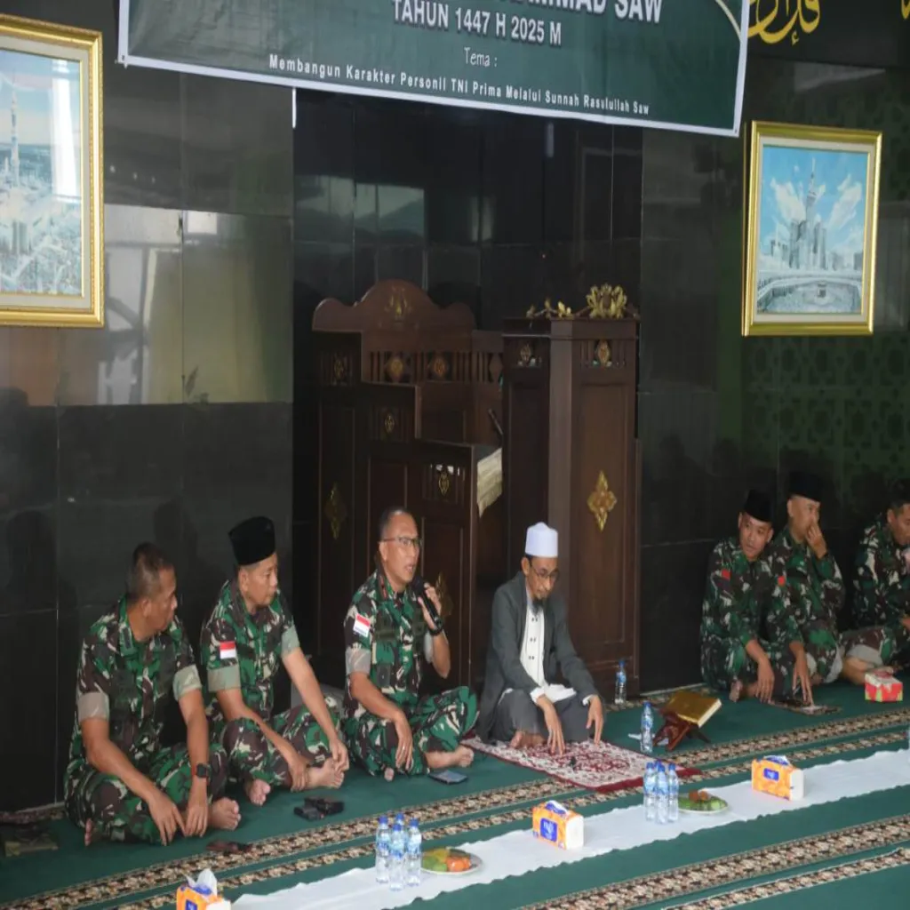 Semangat Maulid, Semangat Pengabdian: Korem 151/Binaiya Teladani Nabi dalam Menjaga Negeri