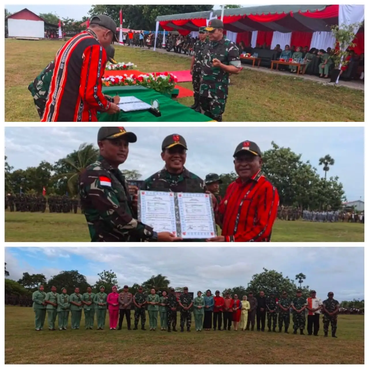 PANGDAM XV/PATTIMURA RESMI TUTUP TMMD KE-128 KODIM 1511/PULAU MOA, PEMBANGUNAN TUNTAS 100 PERSEN