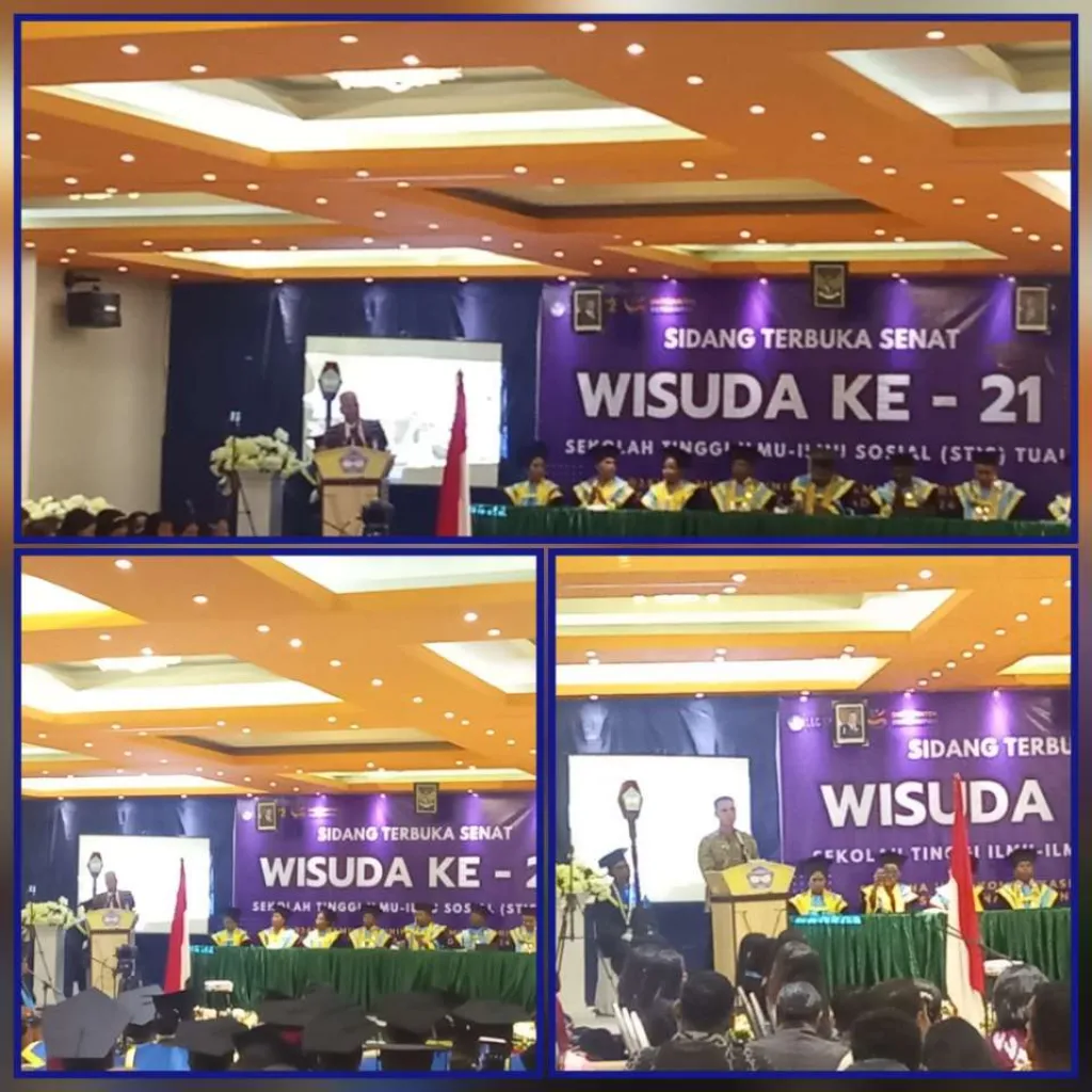 Wabup C. Vially Rahantoknam Bacakan Sambutan Bupati Thaher Hanubun: Seruan Kolaborasi Wisudawan STIS Bangun Maluku Tenggara Hebat