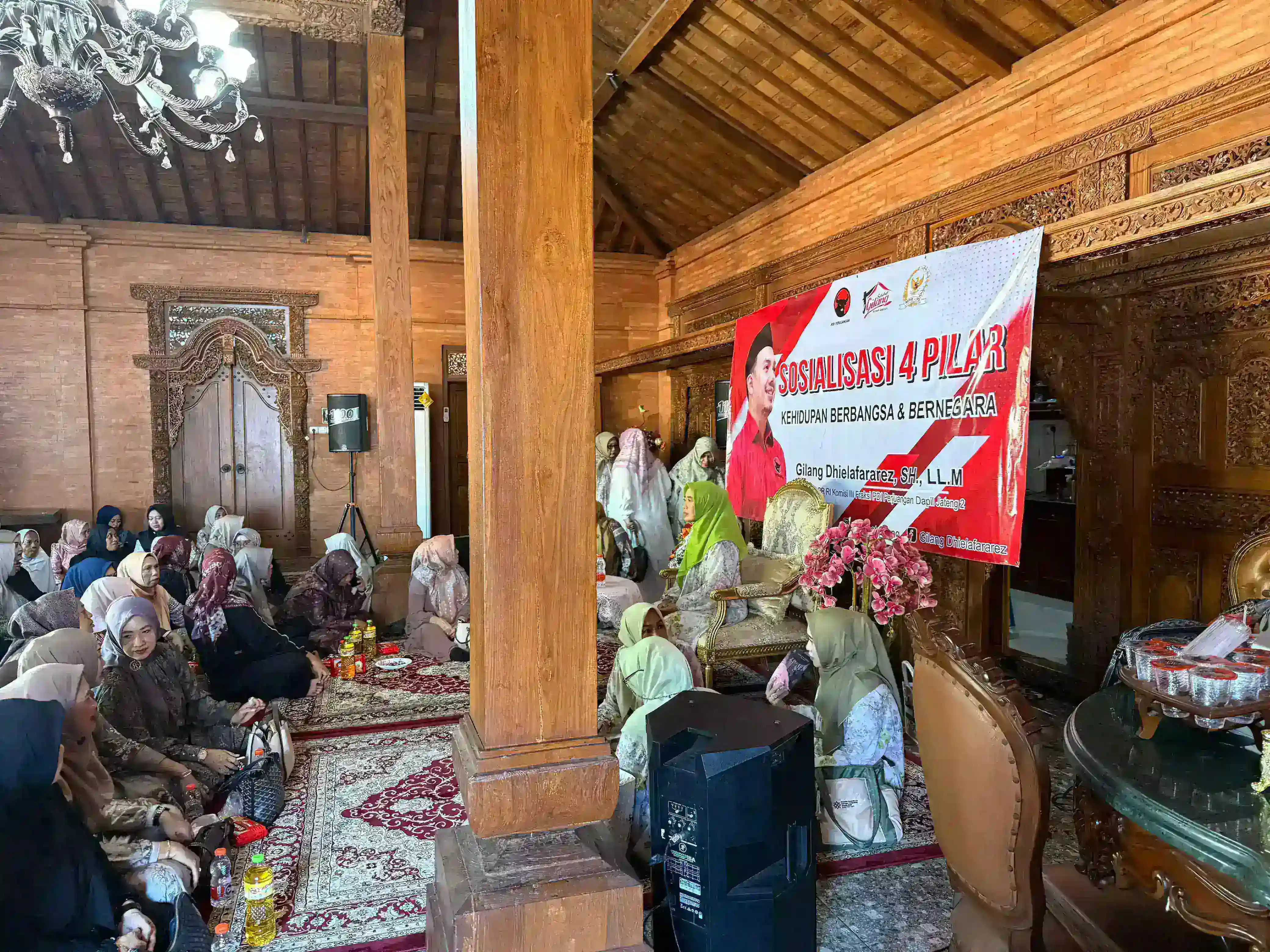 Anggota DPR RI Komisi III Sosialisasikan Empat Pilar di Jepara, Tekankan Gotong Royong dan Toleransi