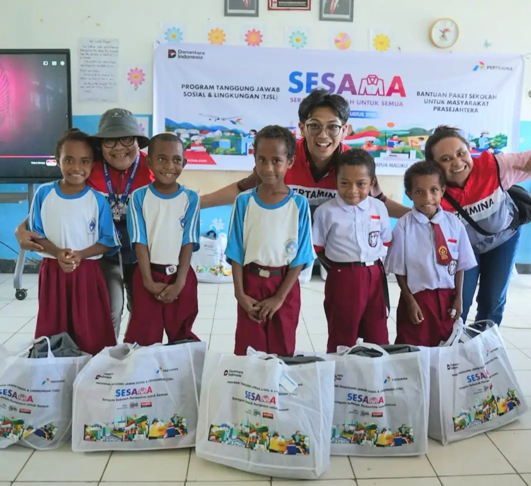Program SESAMA Pertamina Hadir dan Dukung Semangat Belajar Anak-anak di Doromena Papua
