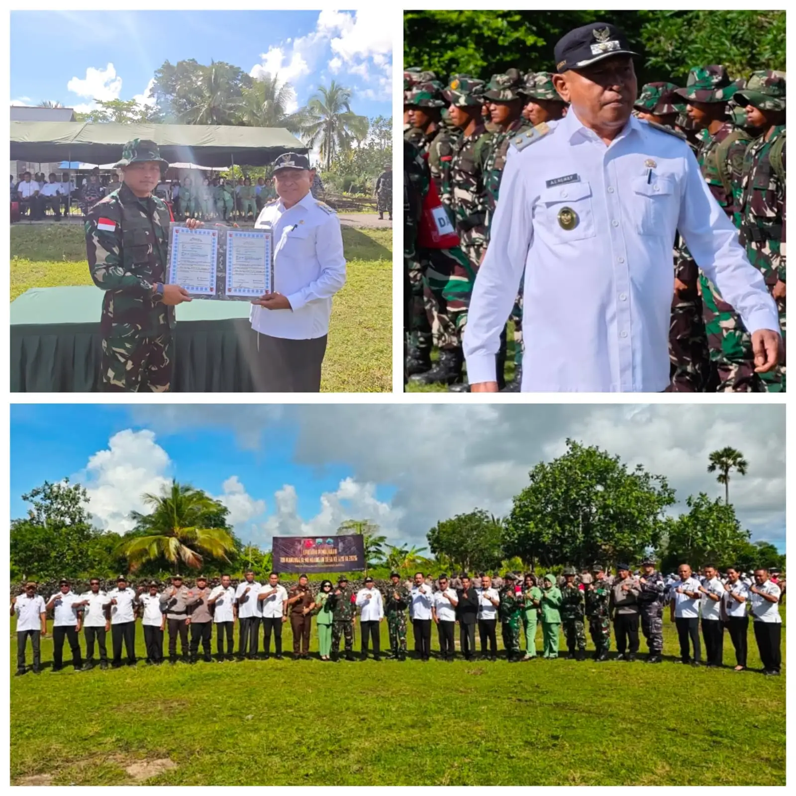 TMMD KE-128 RESMI BERGULIR DI PULAU MOA, PEMERINTAH DAN TNI PERKUAT SINERGI MEMBANGUN MALUKU BARAT DAYA DARI DESA