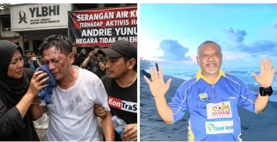 Aktivis KontraS Disiram Air Keras, Yan Warinussy: Serangan Terhadap Pembela HAM Adalah Serangan Terhadap Demokrasi