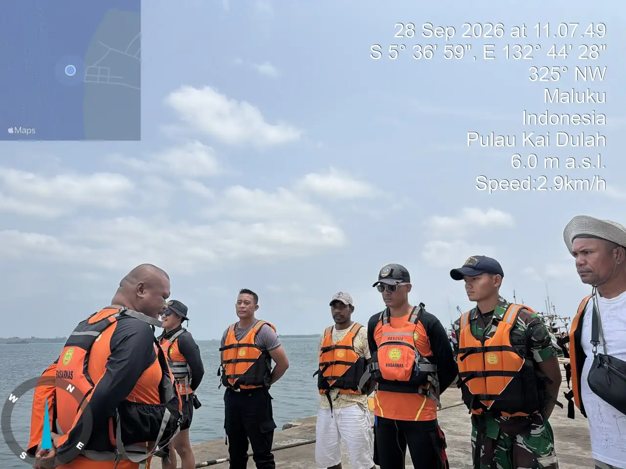 Longboat berpenumpang empat orang di Perairan Kabupaten Maluku Tenggara berhasil diselamatkan