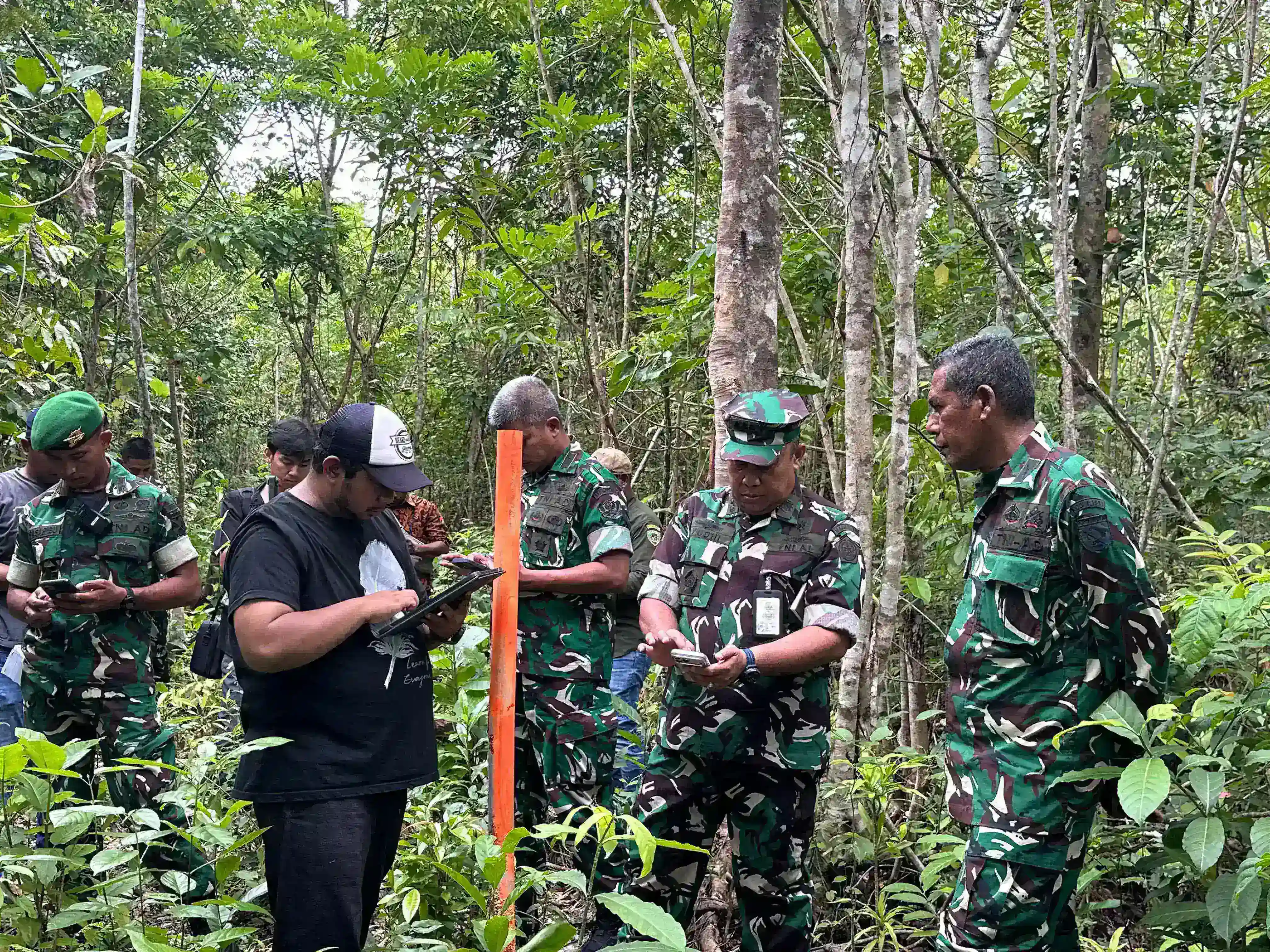 Kemhan Tinjau Lokasi Rencana Pembangunan Yonif TP 914 di Kota Tual