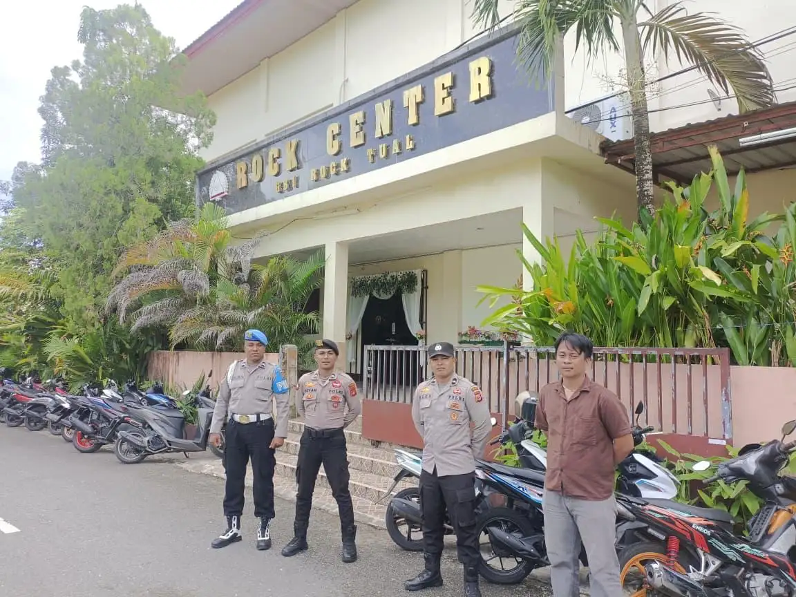 32 Gereja Dijaga, Polres Tual Pastikan Ibadah Minggu Paskah Berlangsung Kondusif