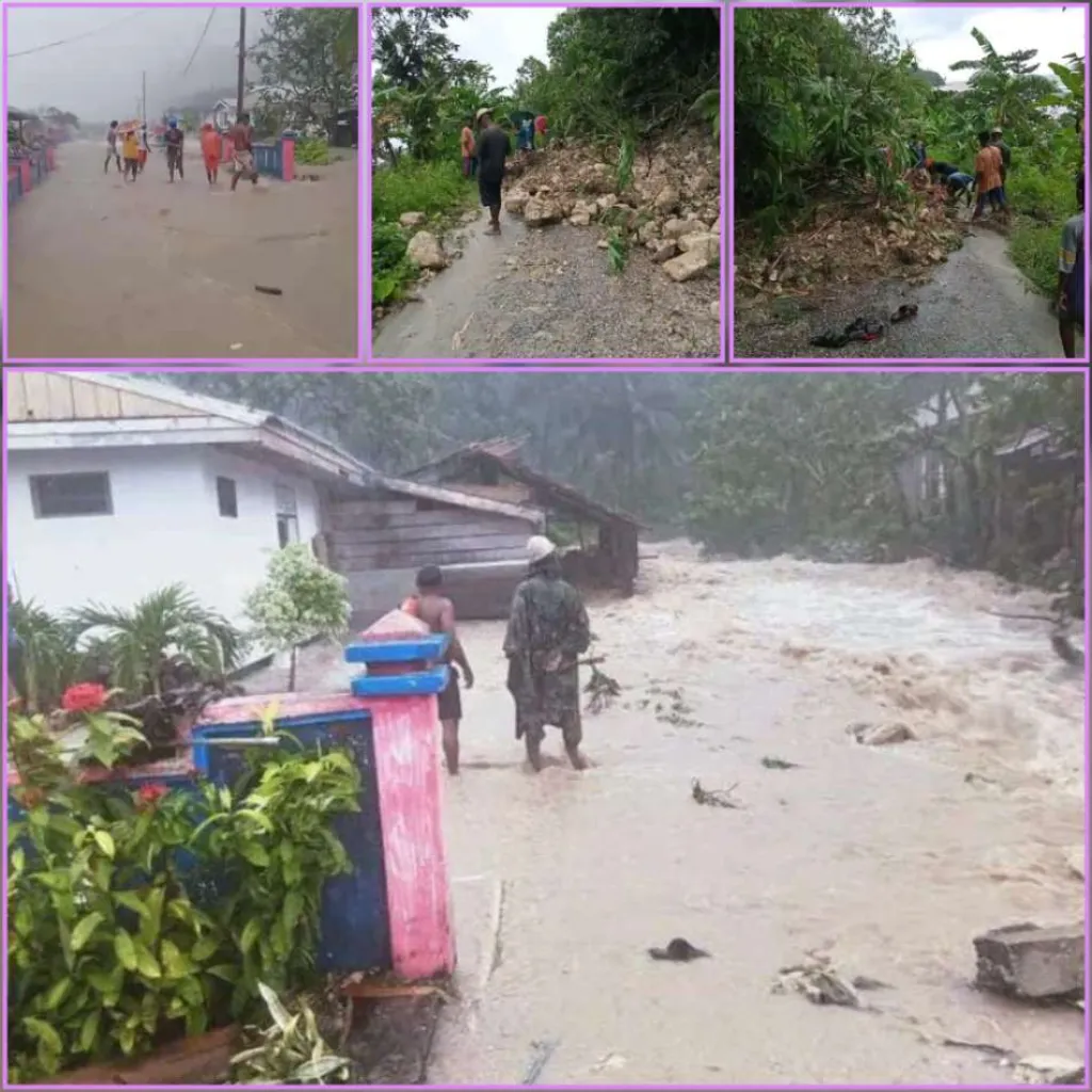 Hujan Lebat Guyur Ohoi Fako Akibatkan Banjir dan Longsor