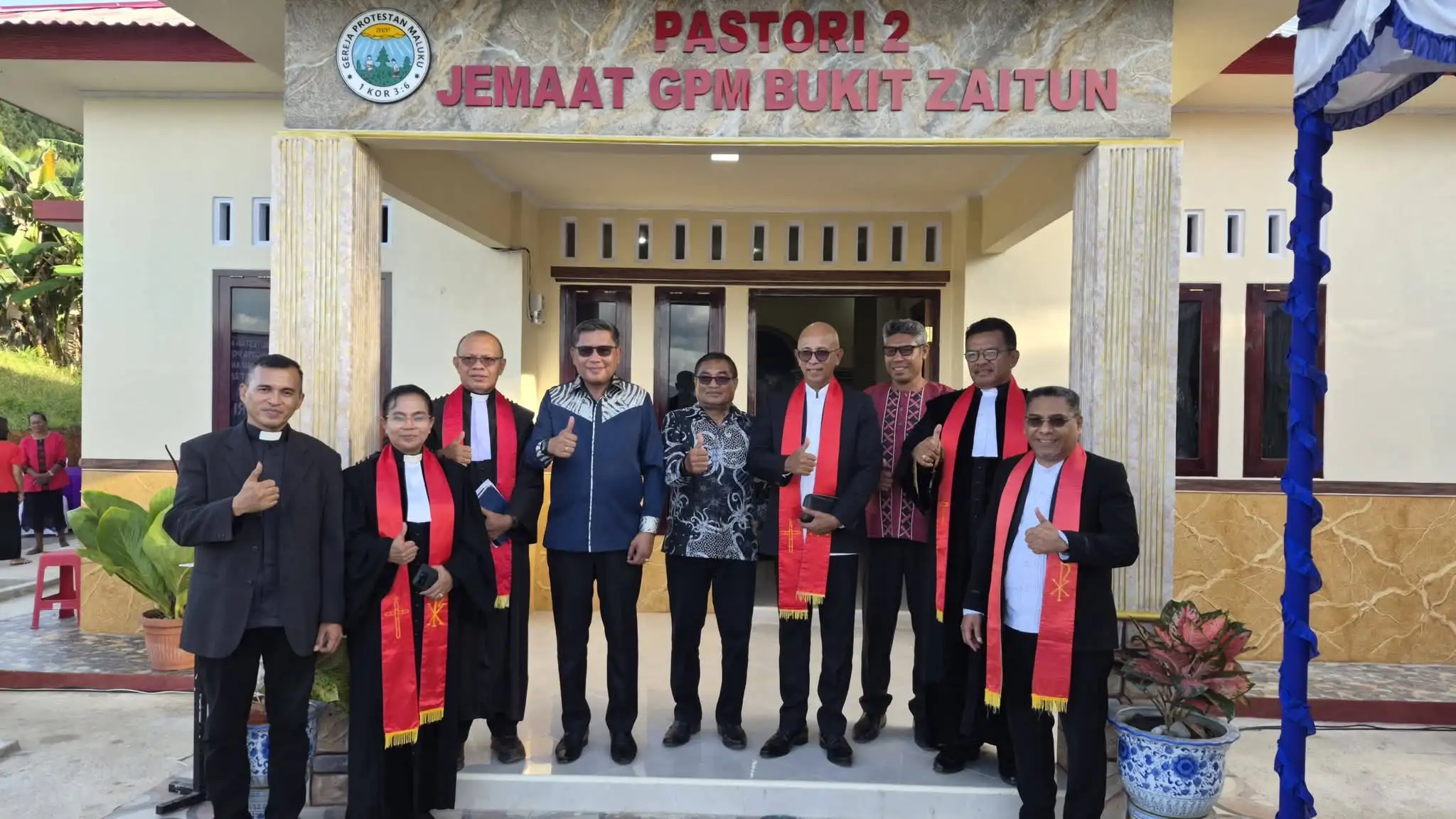 Resmikan Gedung Pastori II GPM Bukit Zaitun, Wali Kota Bodewin: Gereja Mitra Strategis Pemkot Bangun Karakter Masyarakat