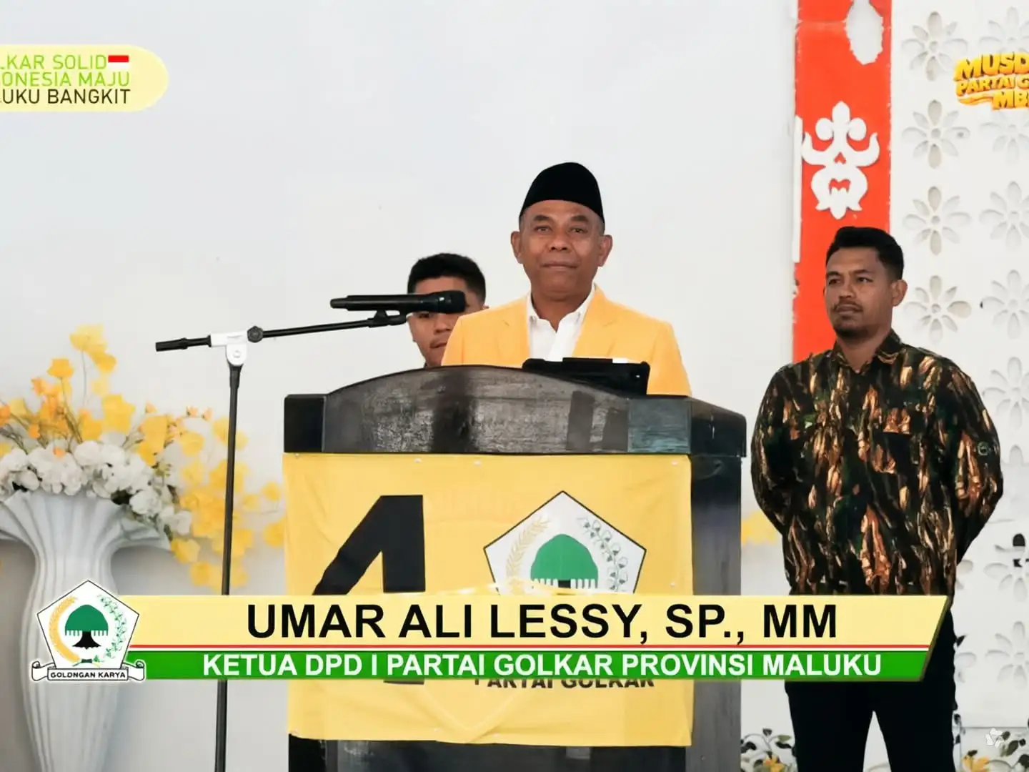 KETUA GOLKAR MALUKU: KEKUATAN PARTAI BUKAN HANYA STRUKTUR, TAPI KEPERCAYAAN RAKYAT