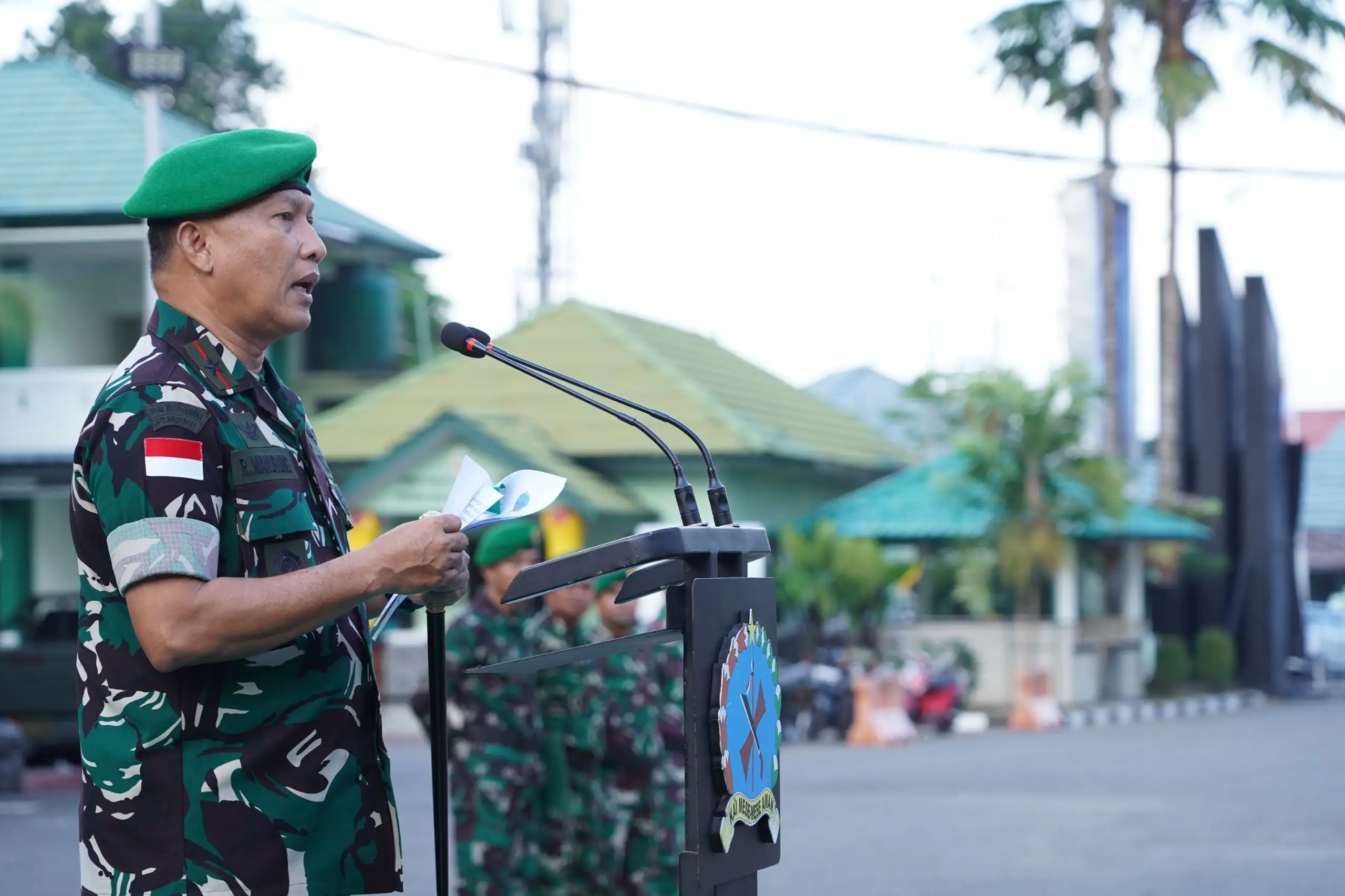 Danrem 151/Bny pimpin Upacara 17-an bulan September