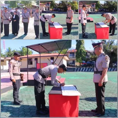 Rotasi Strategis di Polres Tual, Tiga Pejabat Resmi Berganti dalam Upacara Khidmat