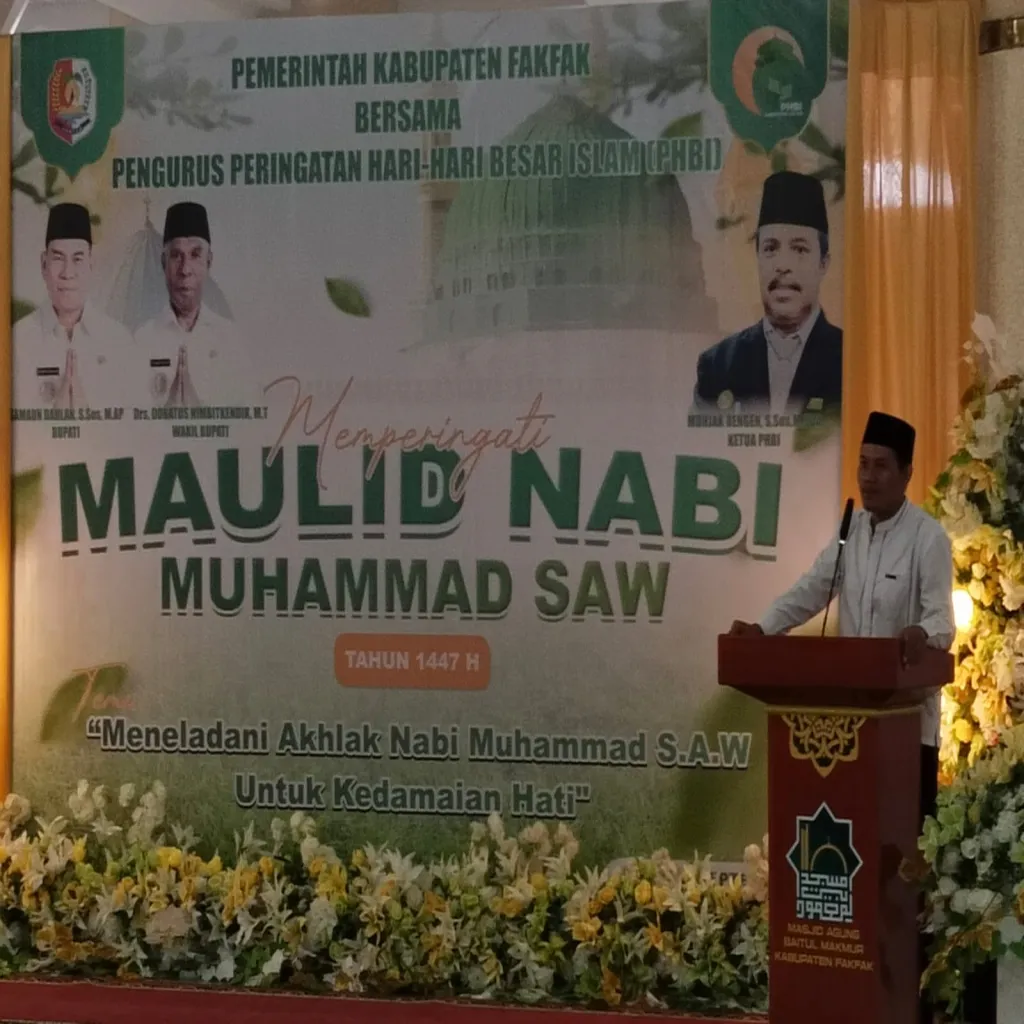 Dandim 1803/Fakfak Tekankan Teladan Rasulullah sebagai Fondasi Toleransi dan Integritas Prajurit
