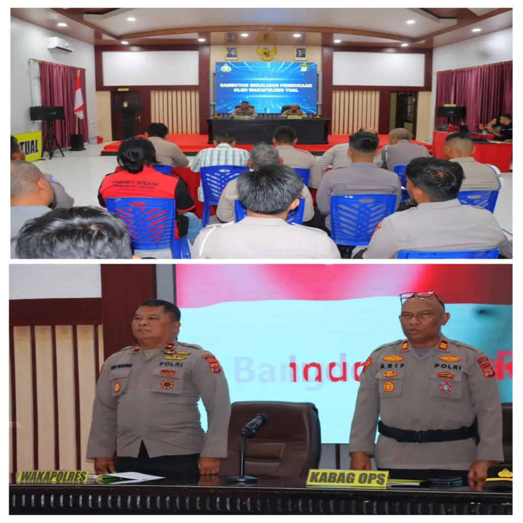 Pastikan Kesiapan Personel, Polres Tual Gelar Latpraops Zebra Salawaku 2025