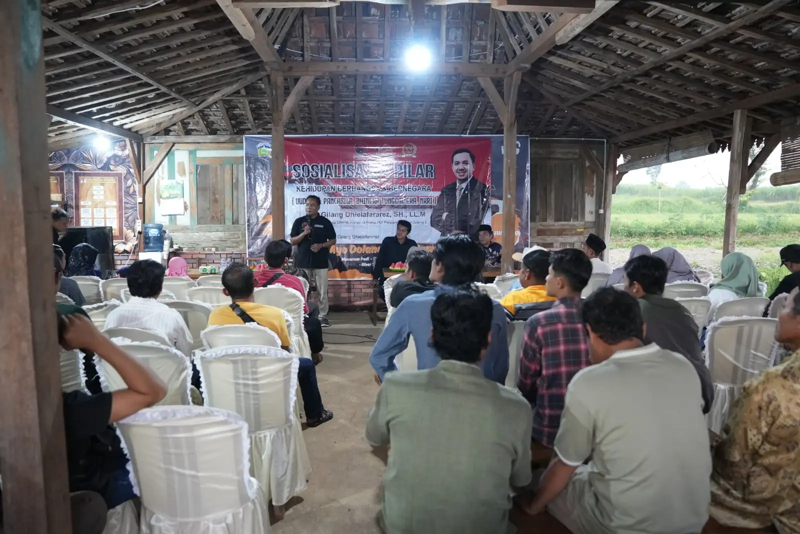 Giat Sosialisasi 4 Pilar Dengan Anggota Komisi III DPR RI Gilang Dhielafararez