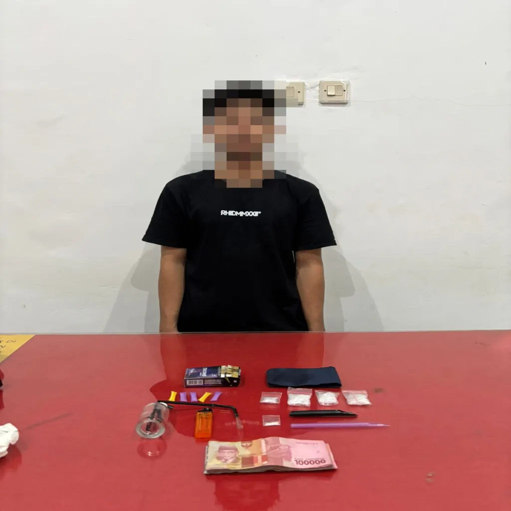 Satresnarkoba Polres Ketapang Bongkar Peredaran Sabu di Delta Pawan, Puluhan Gram Barang Bukti Disita