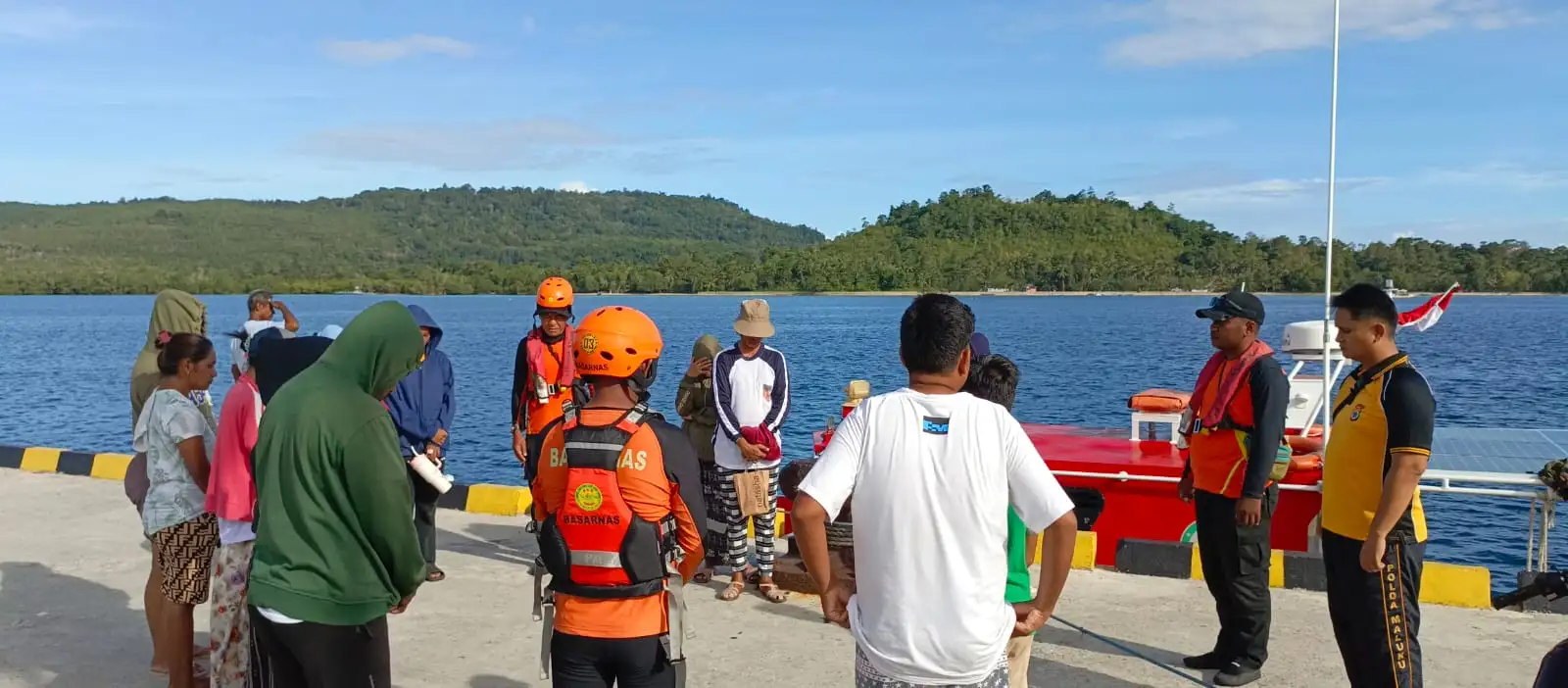 Update Ops SAR Hari Keempat di Sekitar Perairan Pulau Saparua