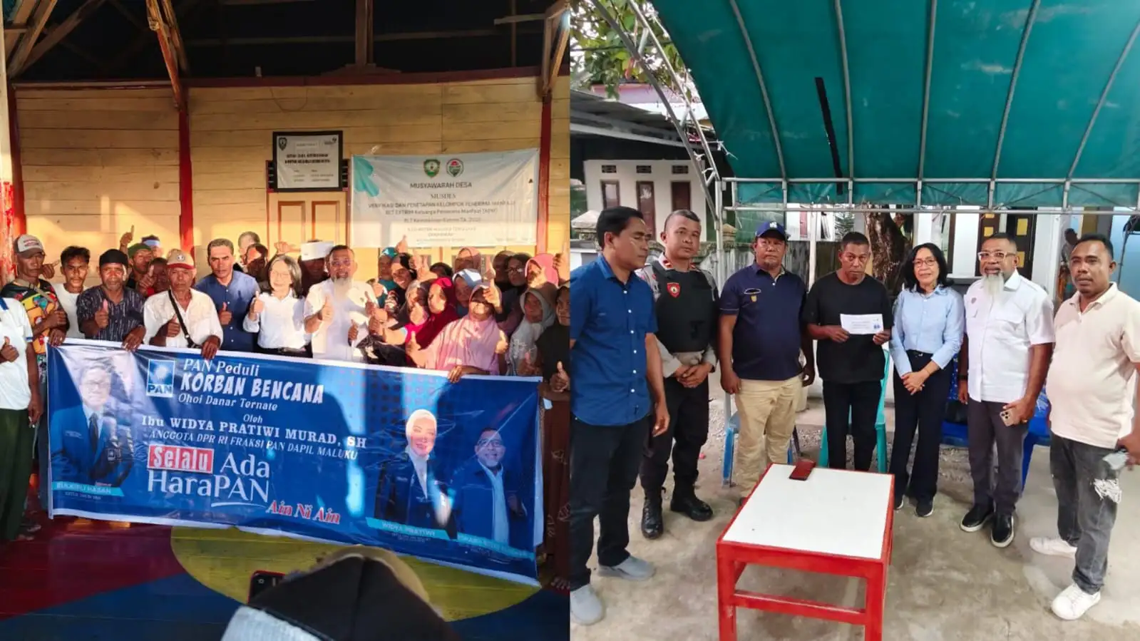 Widya Pratiwi Salurkan Santunan untuk Korban dan 80 KK Pengungsi Ohoi Danar