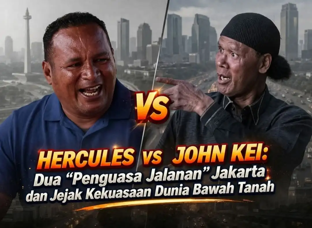 Dua Bayangan di Balik Jakarta: Jejak Kekuasaan Hercules dan John Kei dalam Peta Premanisme Ibu Kota