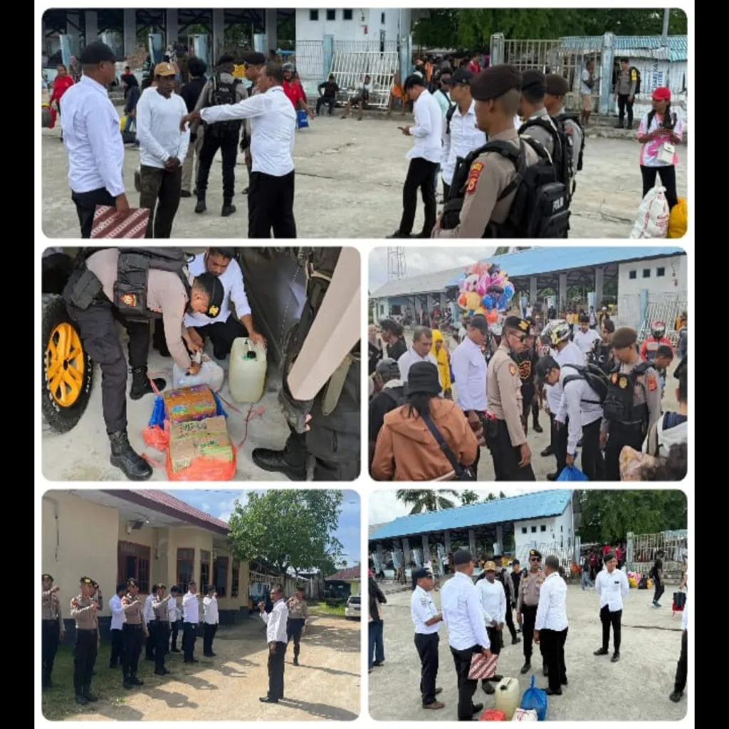 Sat Samapta Polres Maluku Tenggara Gelar Razia Miras di Pelabuhan Ohoi Watdek