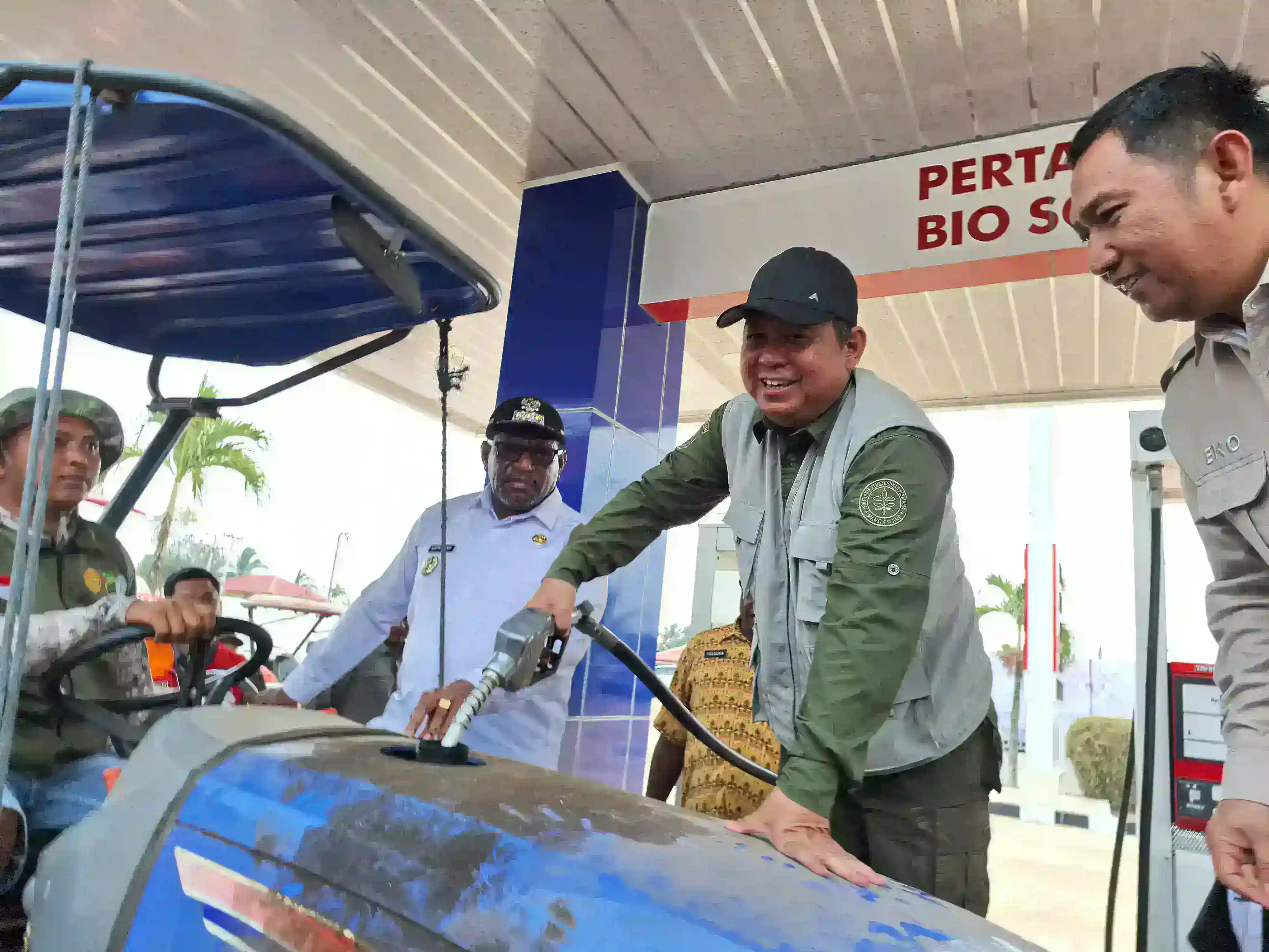 Dukung Swasembada Pangan Nasional, SPBU Tanah Miring di Merauke Resmi Ditunjuk sebagai SPBU Khusus Petani