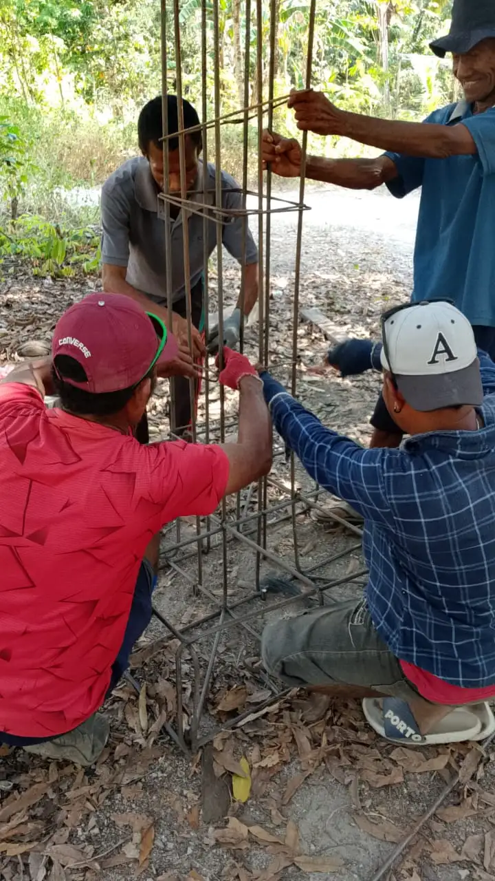 Kelompok Tani Akora Mulai Perakitan Cakar Ayam Proyek Irpom Irigasi dan Pipanisasi