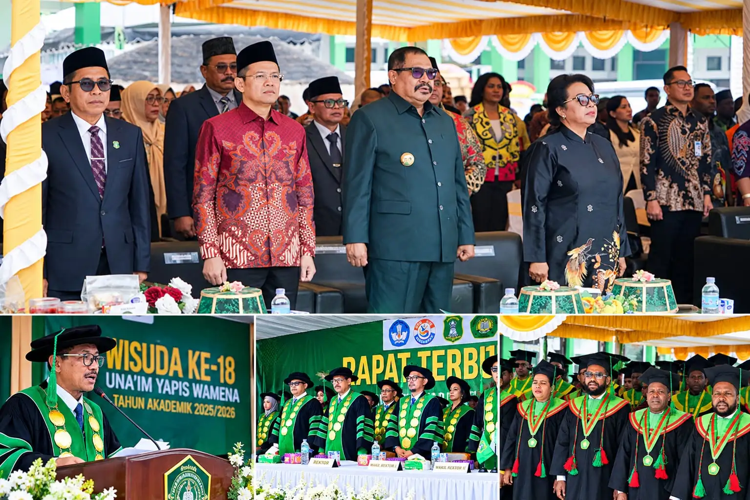 Wisuda ke-18 UNA’IM Yapis Wamena Kukuhkan 224 Lulusan, Tantangan Besar Menanti: SDM Unggul Harus Berdampak bagi Papua Pegunungan