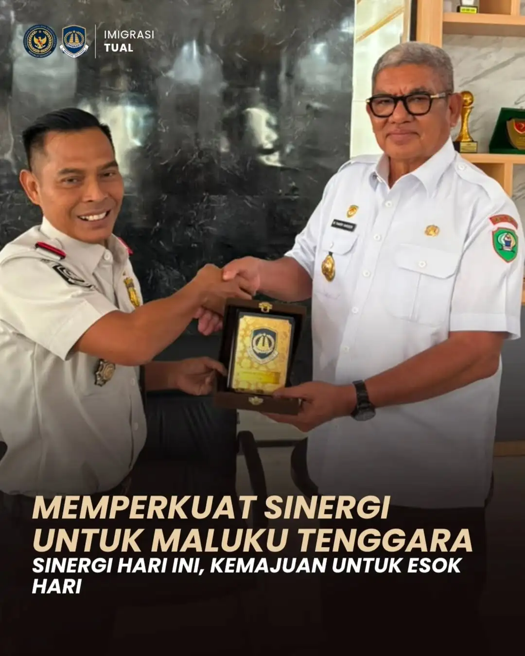 Kolaborasi Imigrasi Tual dan Pemkab Malra Diperkuat Pelayanan Publik Jadi Prioritas.