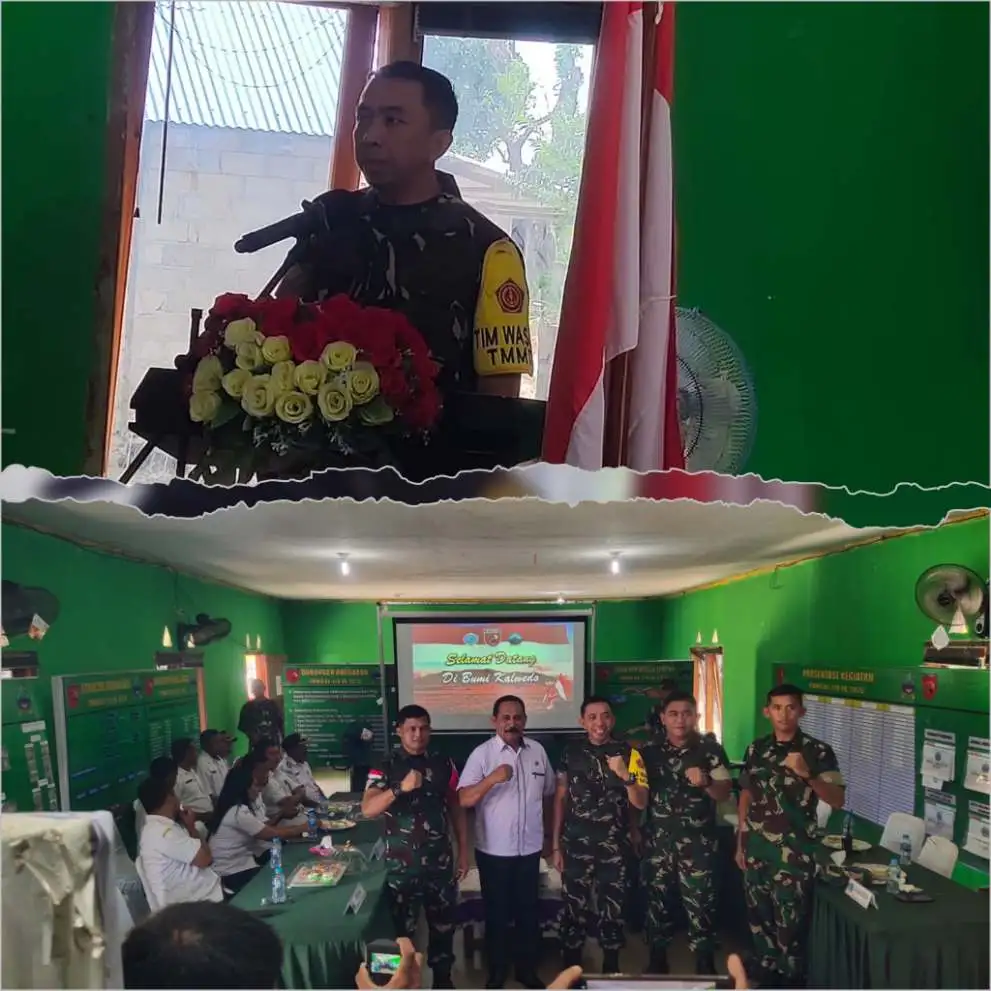 Wasev TMMD ke-128 Tiba di Pulau Moa, TNI Tekankan Sinergi Lintas Sektor untuk Percepat Pembangunan Daerah Terpencil