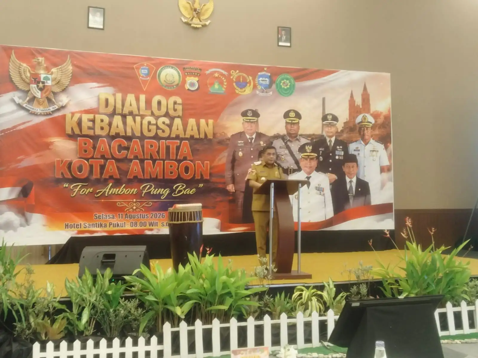Buka Dialog Kebangsaan, Wali Kota Bodewin Wattimena Tegaskan Keberagaman Ambon Adalah Kekuatan, Bukan Alasan Terpecah