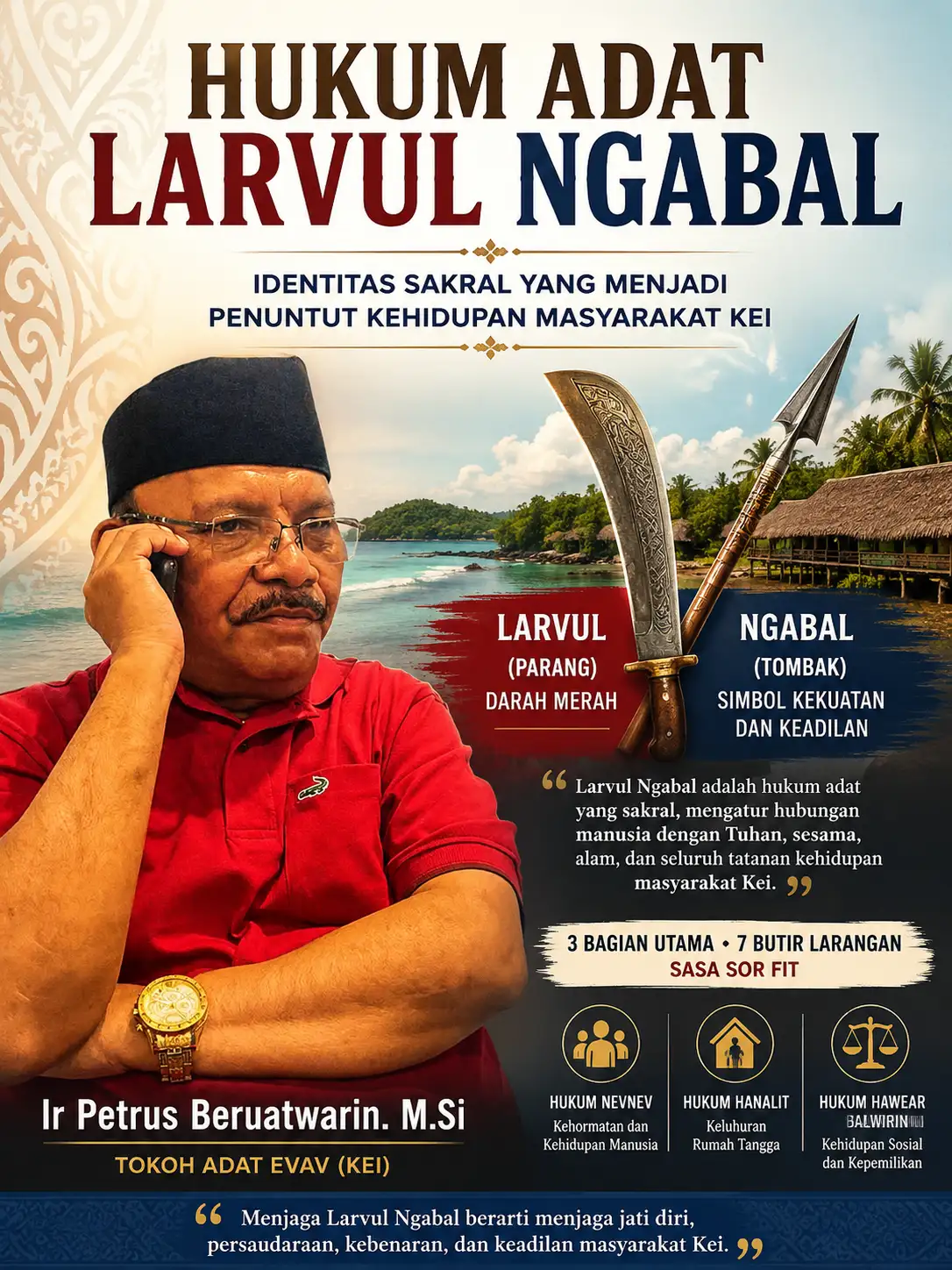 Hukum Adat Larvul Ngabal, Identitas Sakral yang Menjadi Penuntun Kehidupan Masyarakat Kei