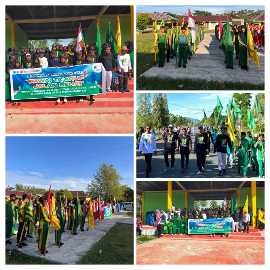 Pawai Ta’aruf Milad ke-113 Muhammadiyah Haltim Tampilkan Wibawa Persyarikatan di Kota Maba dan Subaim  Halmahera Timur.