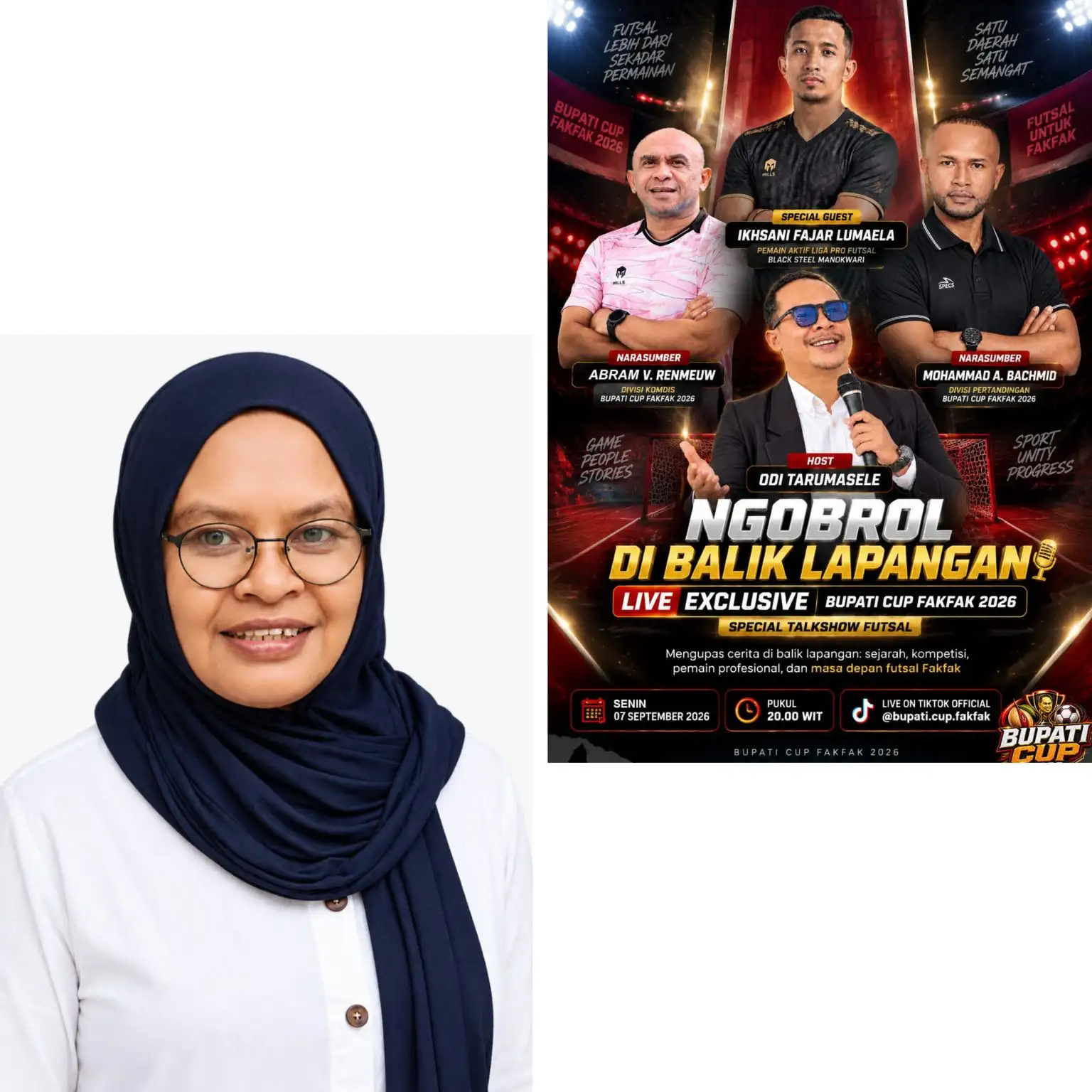 Samaun Dahlan Bidik Lahirnya Tim Pro Liga dari Bupati Cup Futsal Fakfak 2026